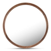 Moes Alcott Large Round Mirror Walnut BC-1150-03