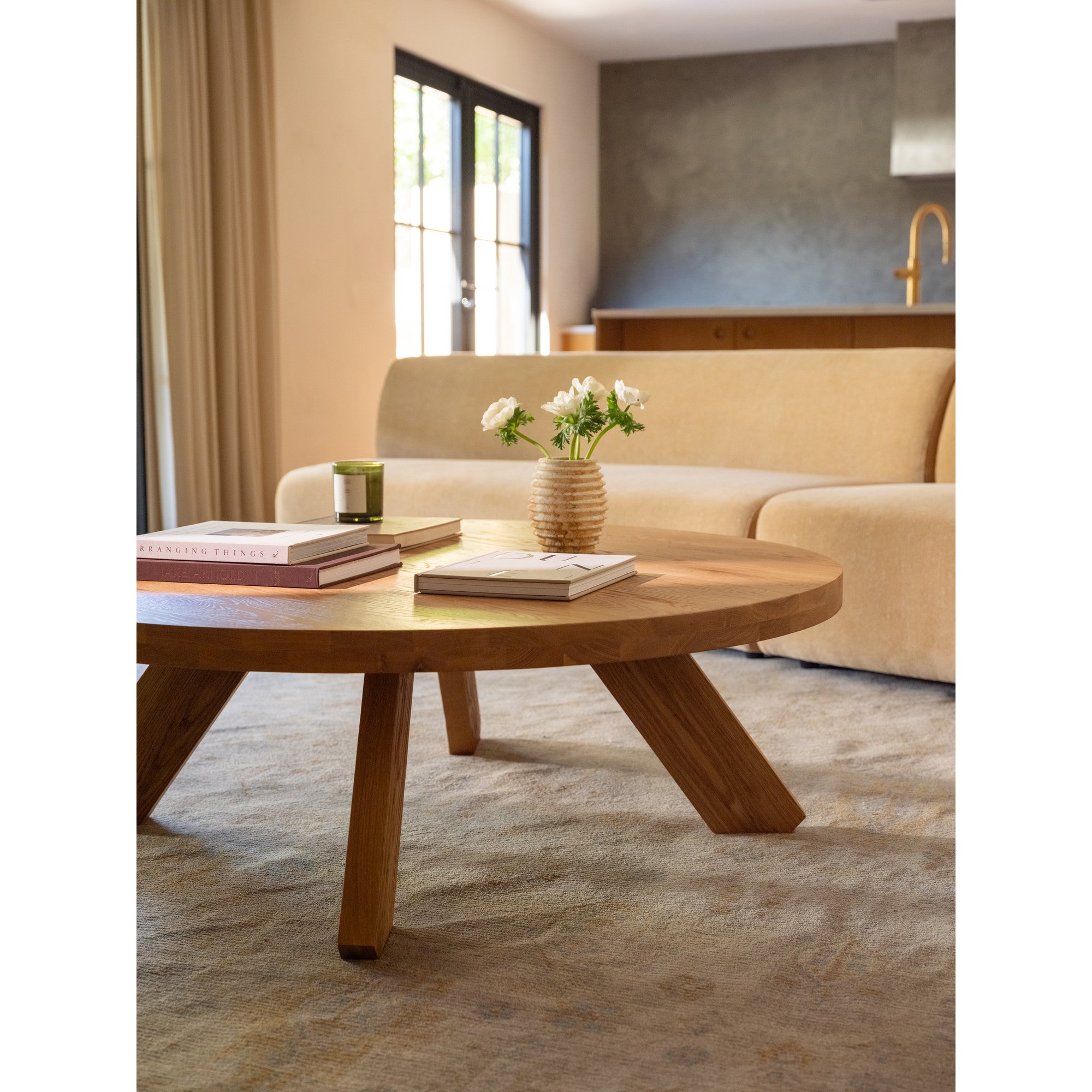 Moes Alden Coffee Table Natural Oak BC-1154-24