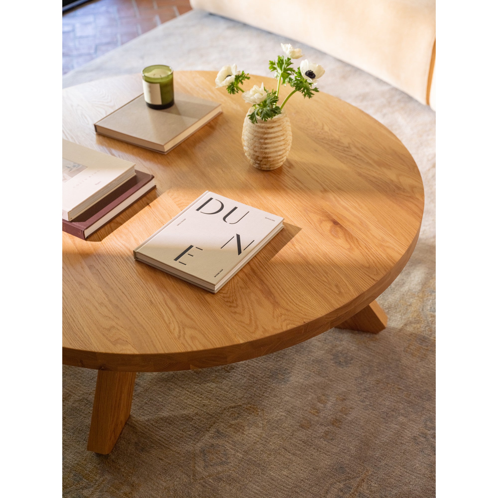 Moes Alden Coffee Table Natural Oak BC-1154-24