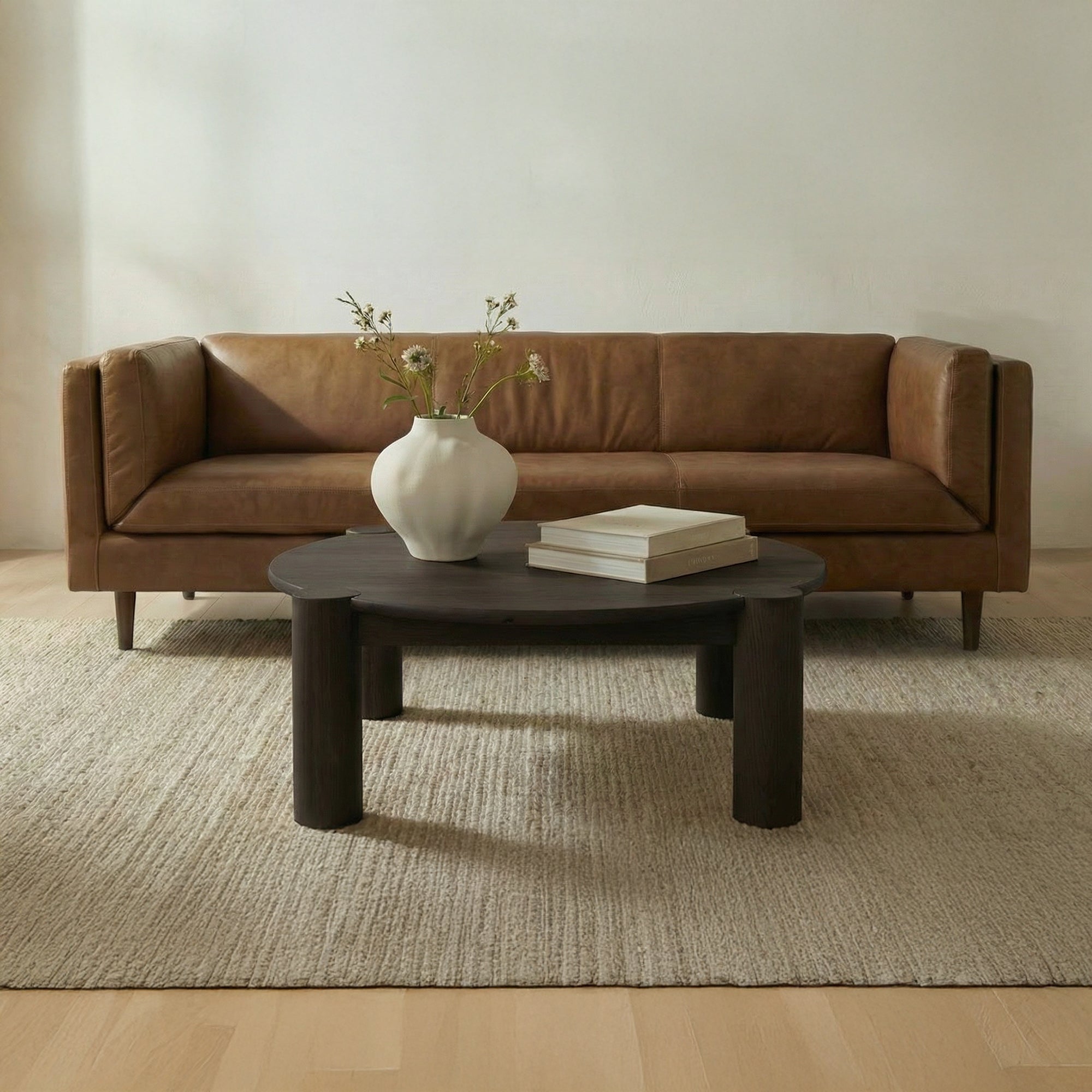 Moes Jack Coffee Table Brushed Dark Brown BC-1155-20