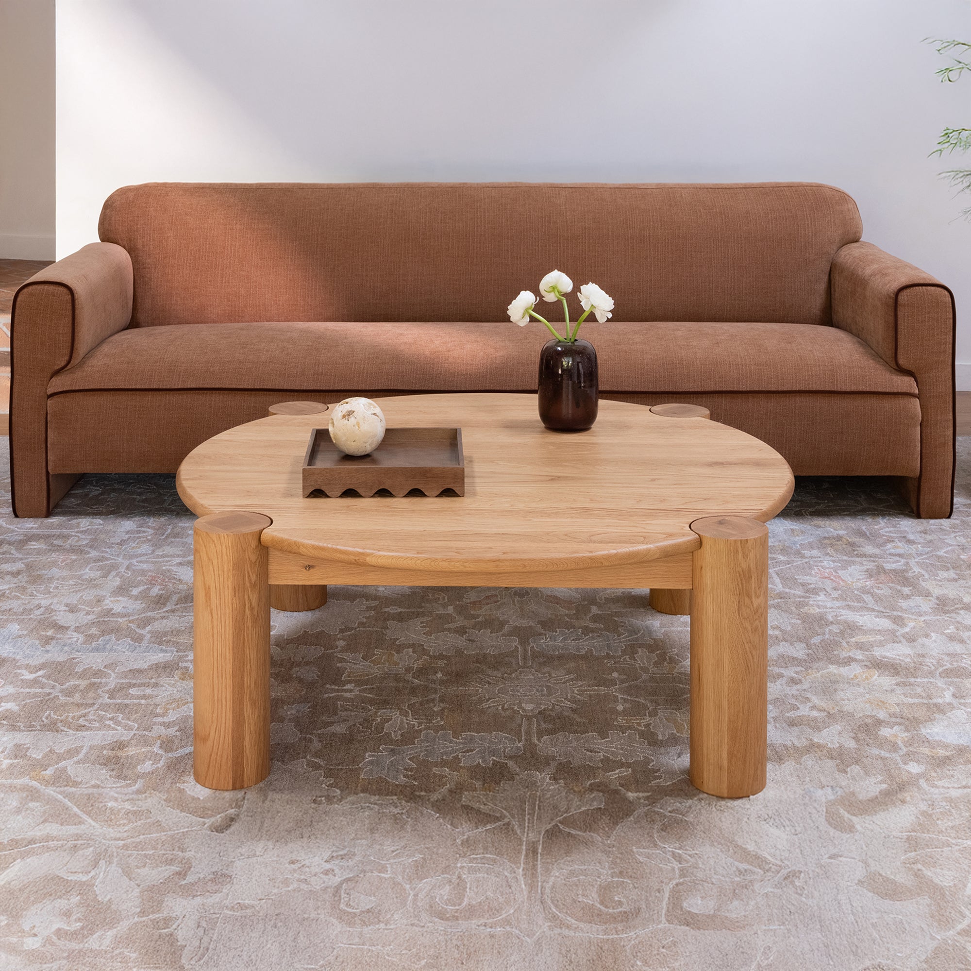 Moes Jack Coffee Table Brushed Natural Oak BC-1155-24