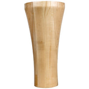 Hardware Resources 4" W x 4" D x 8" H Cherry Contemporary Cove Bun Foot
