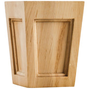 Hardware Resources 3-1/2" W x 3-1/2" D x 4-1/2" H Alder Mission Bun Foot