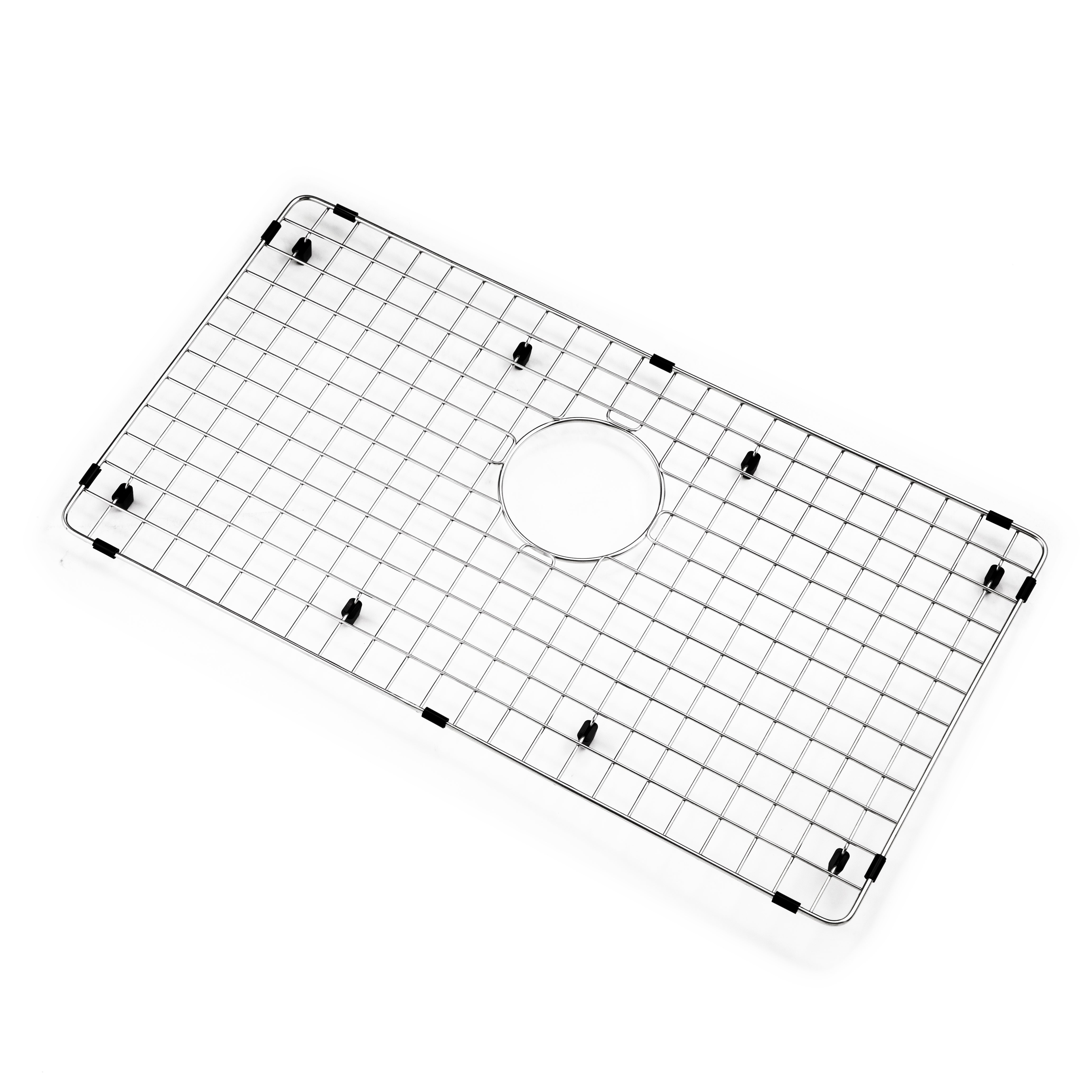 27-1/2" x 14-3/4" x 1-1/8" Stainless Steel Wirecraft Bottom Grid