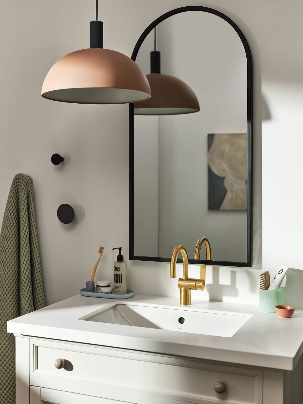 Moen Rectangle Undermount Bathroom Sink