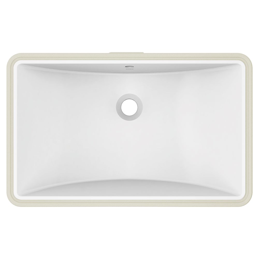 Moen Rectangle Undermount Bathroom Sink