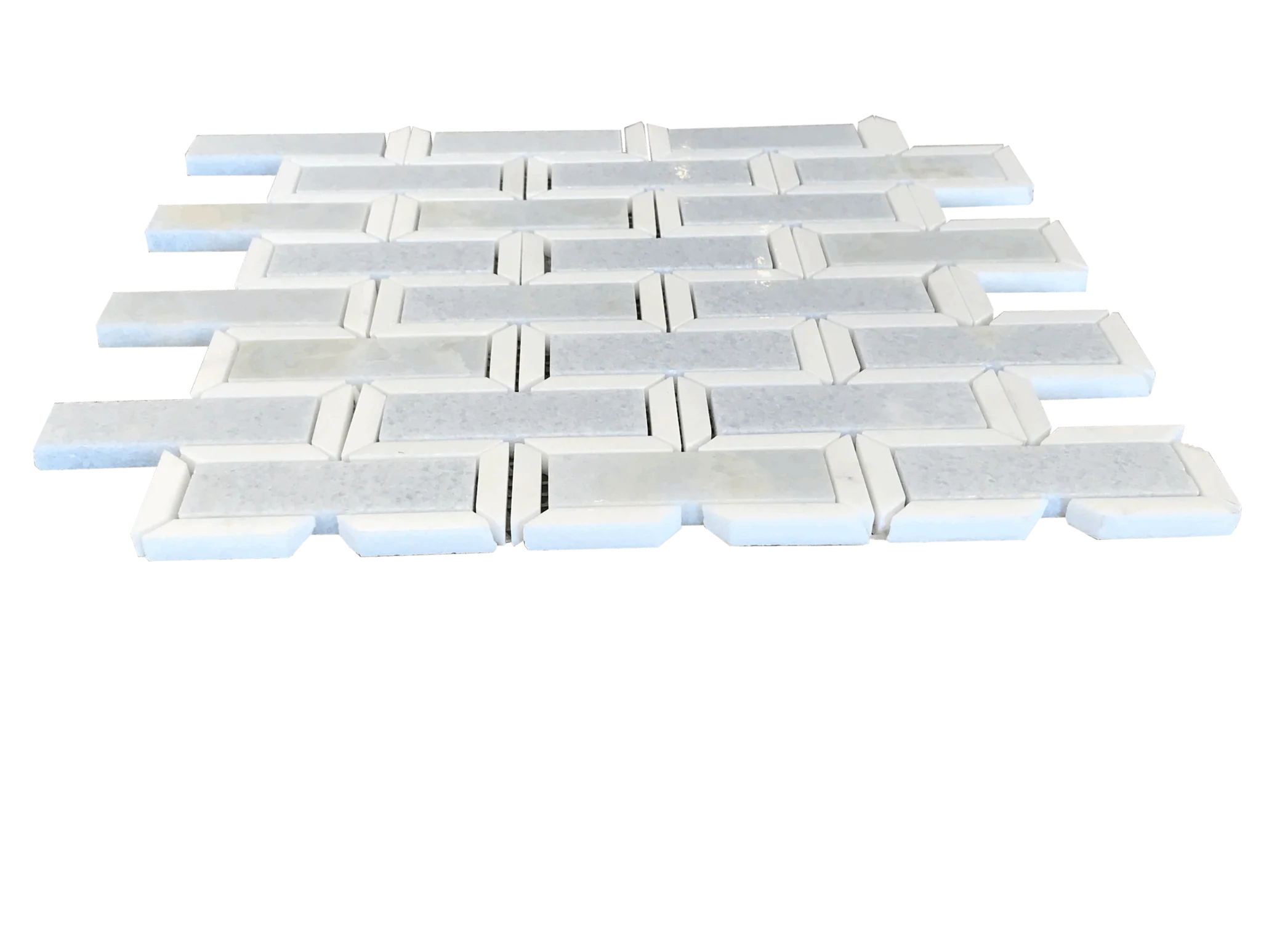 Blue Celeste Polished Marble Mosaic Contempo