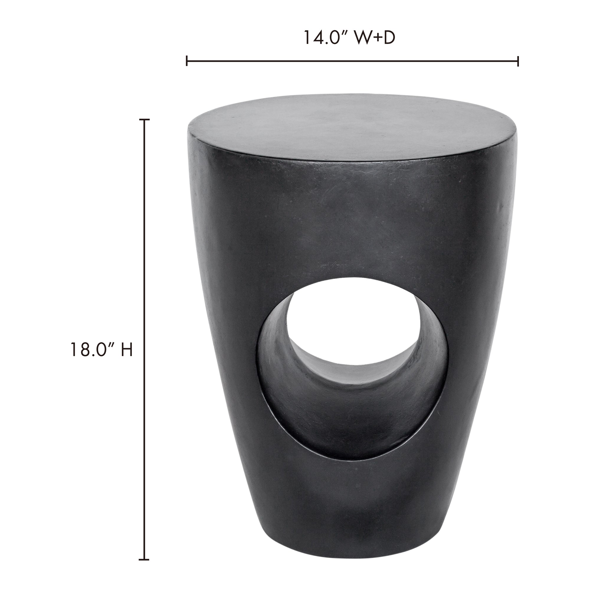 Moes Aylard Outdoor Stool Black BQ-1003-02