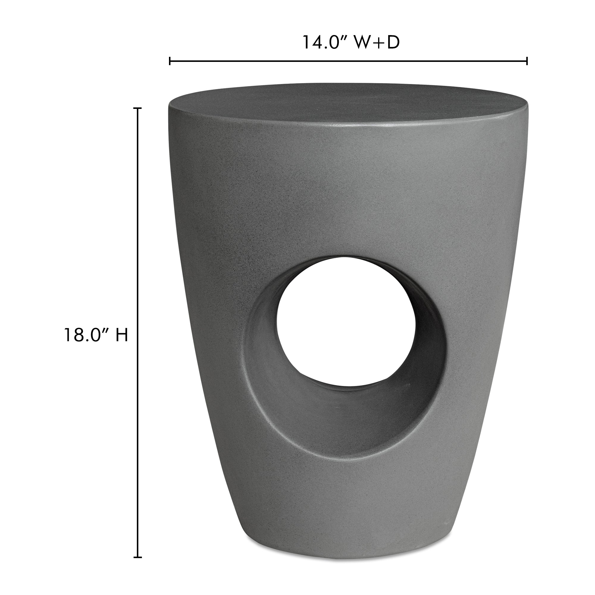 Moes Aylard Outdoor Stool Grey BQ-1003-25