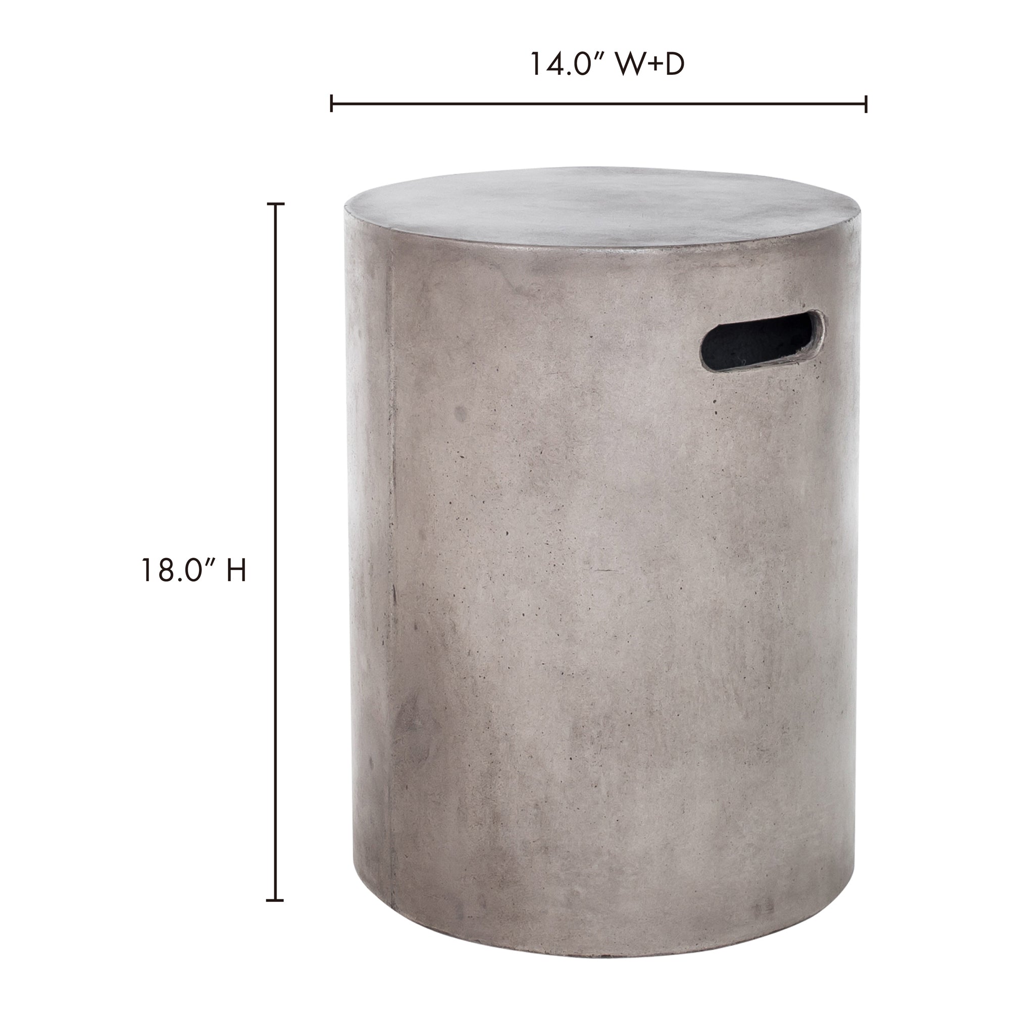 Moes Cato Outdoor Stool Grey BQ-1004-25