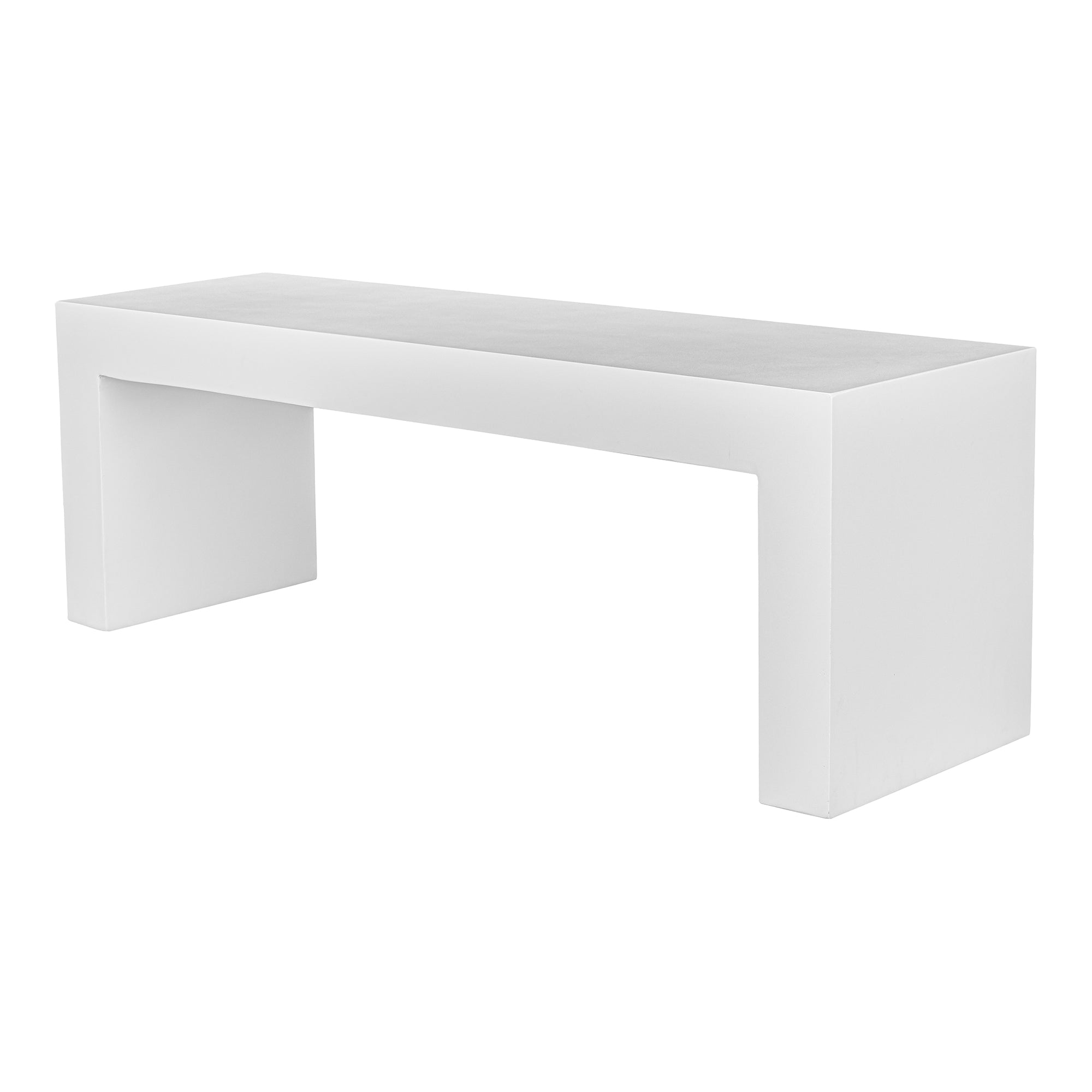 Moes Lazarus Outdoor Bench White BQ-1005-18