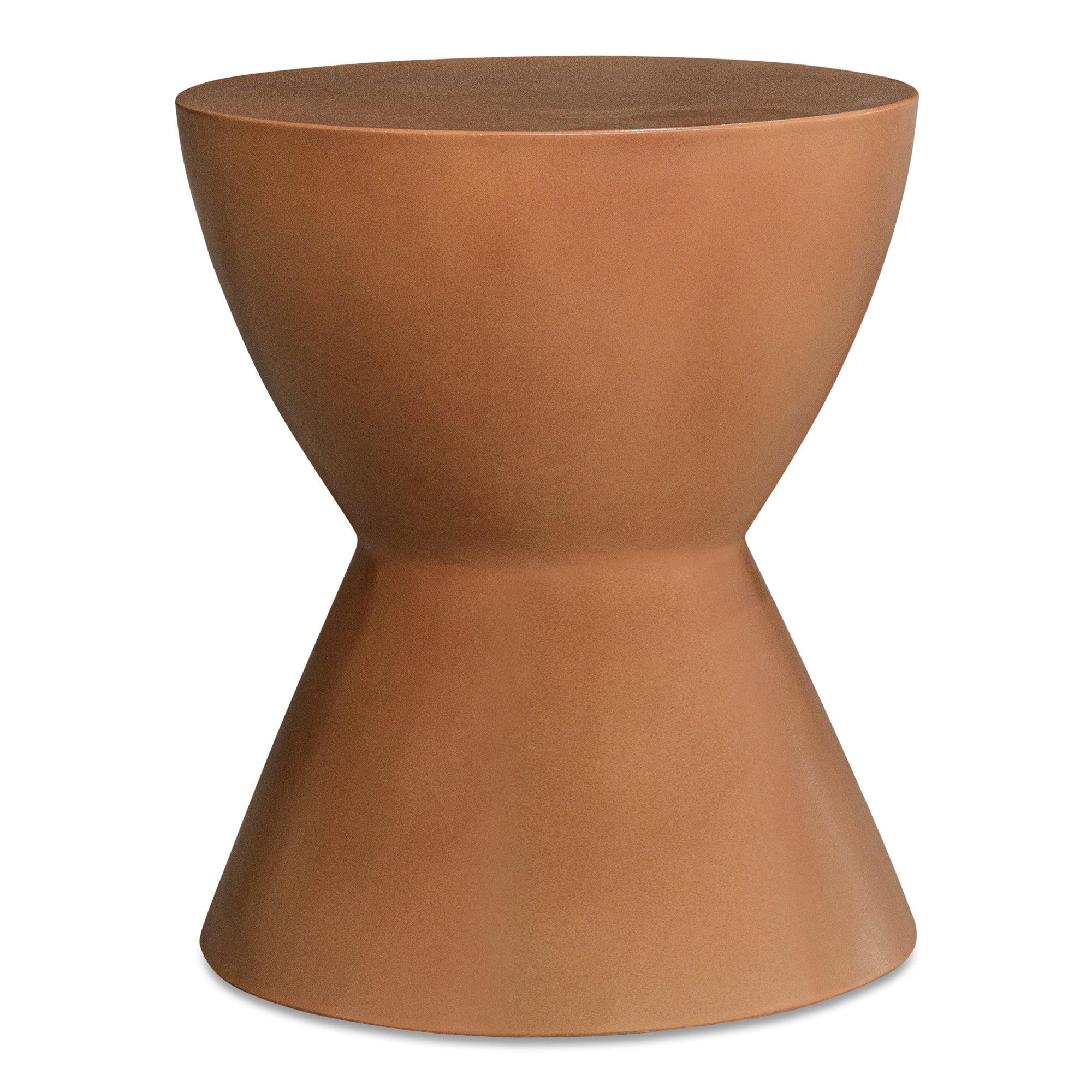 Moes Hourglass Outdoor Stool Terracotta BQ-1022-23