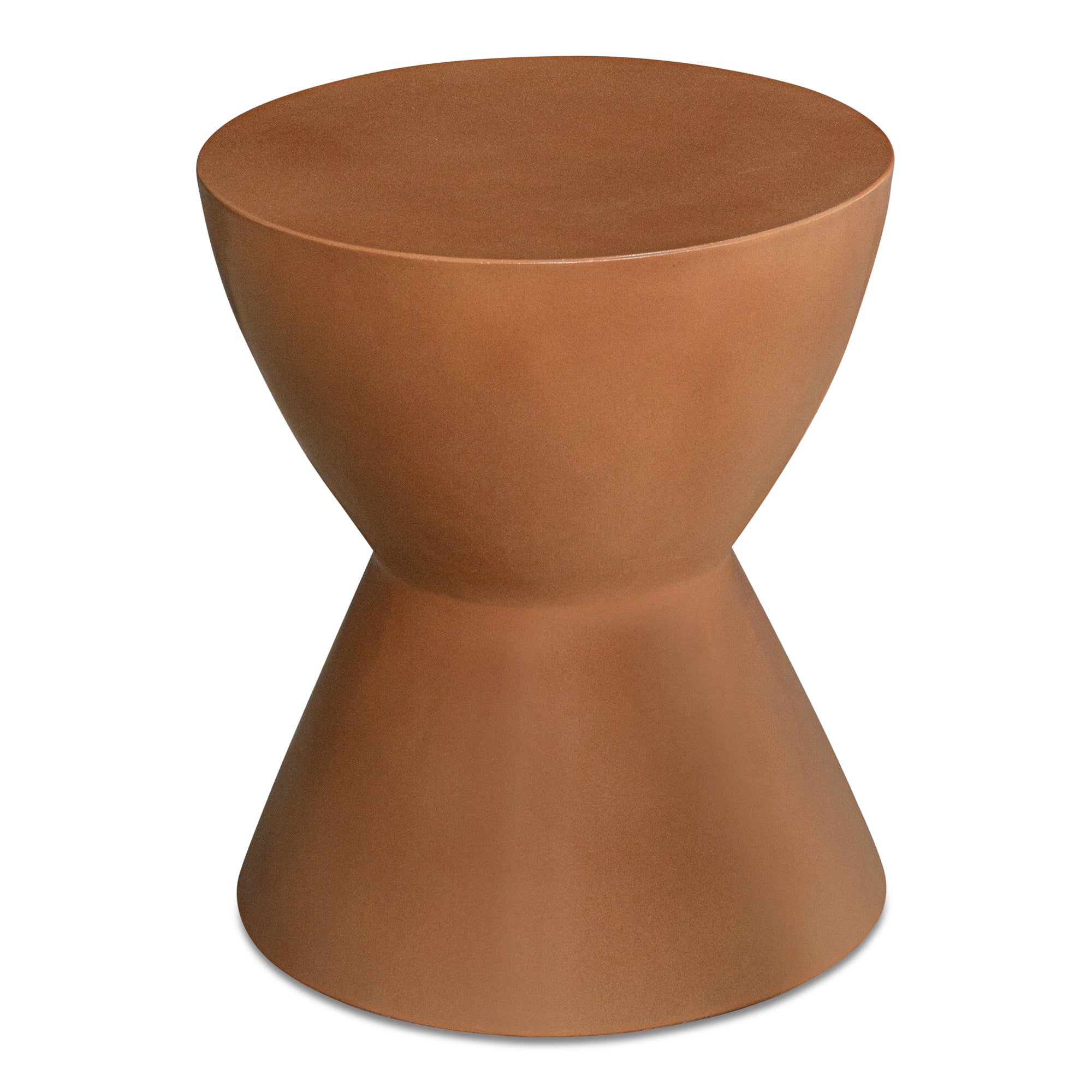 Moes Hourglass Outdoor Stool Terracotta BQ-1022-23