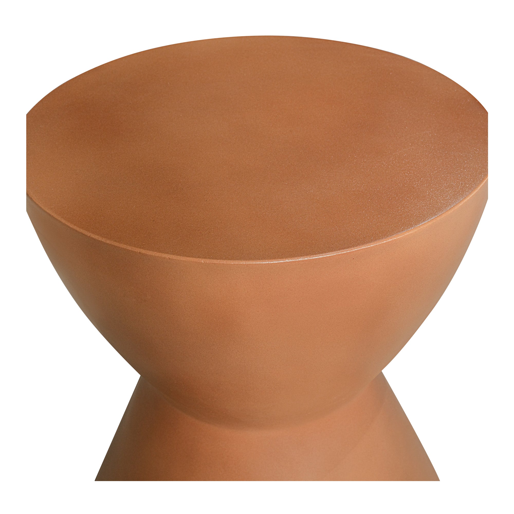 Moes Hourglass Outdoor Stool Terracotta BQ-1022-23