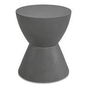 Moes Hourglass Outdoor Stool Grey BQ-1022-25