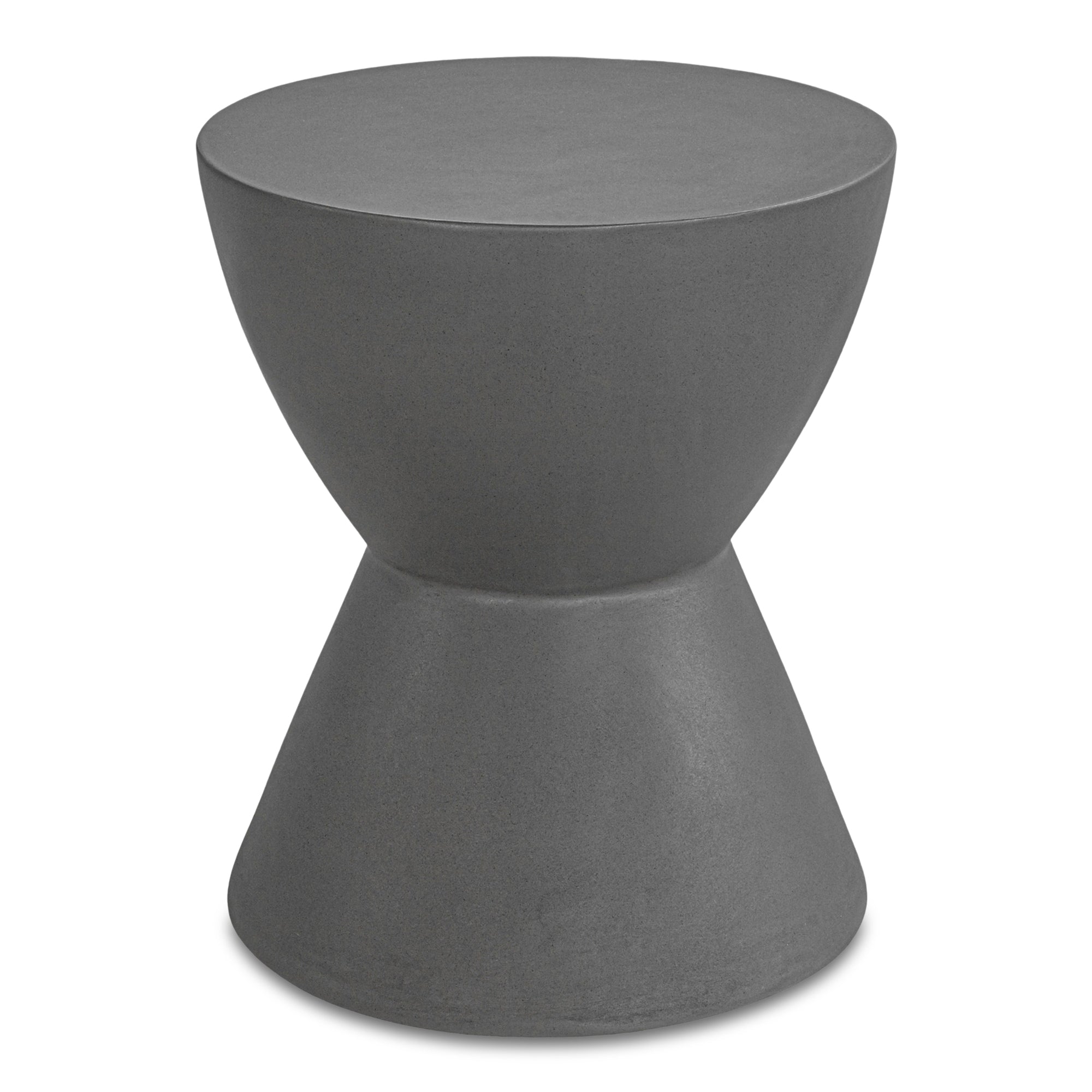 Moes Hourglass Outdoor Stool Grey BQ-1022-25