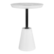 Moes Foundation Outdoor Accent Table White BQ-1046-18