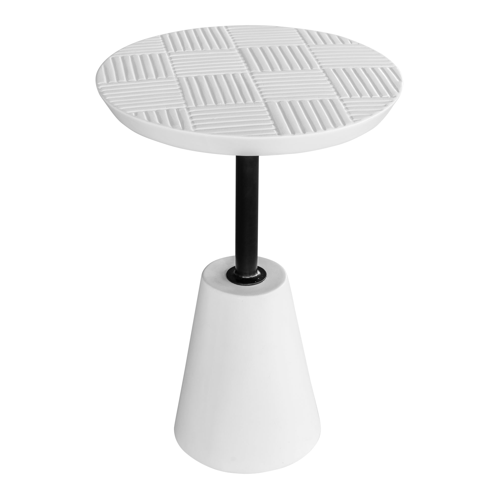 Moes Foundation Outdoor Accent Table White BQ-1046-18