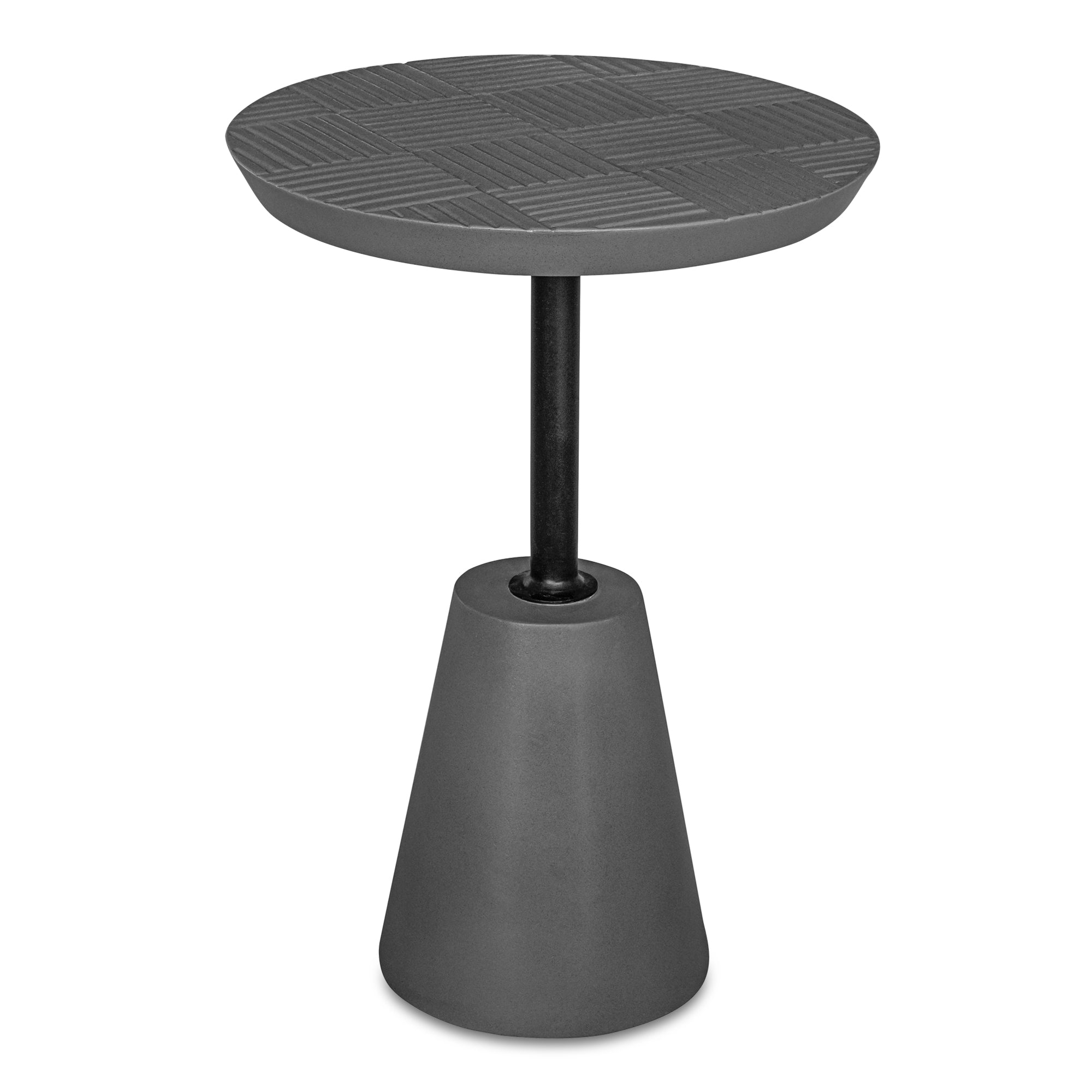 Moes Foundation Outdoor Accent Table Dark Grey BQ-1046-25