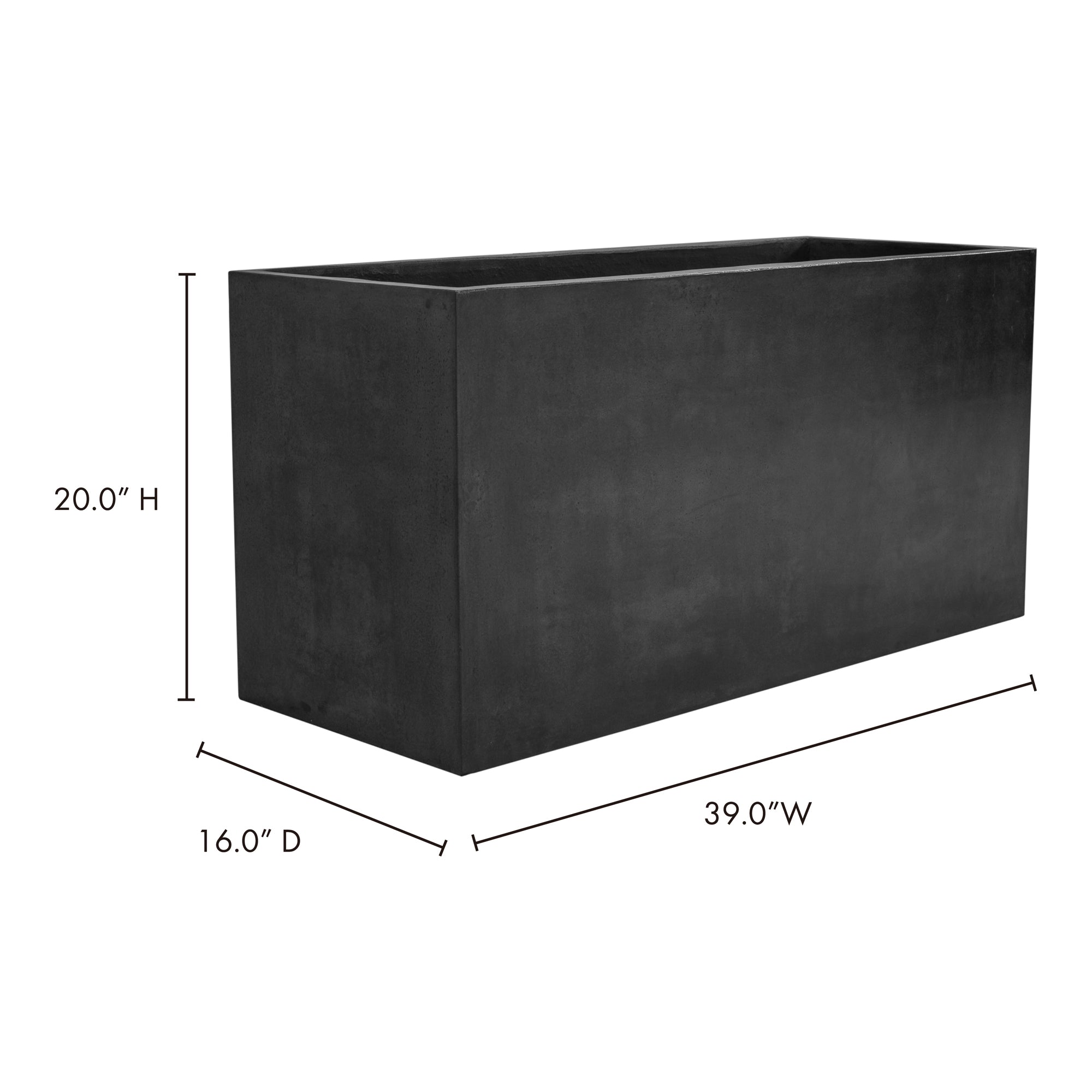 Moes Primrose Large Planter Grey BQ-1051-15