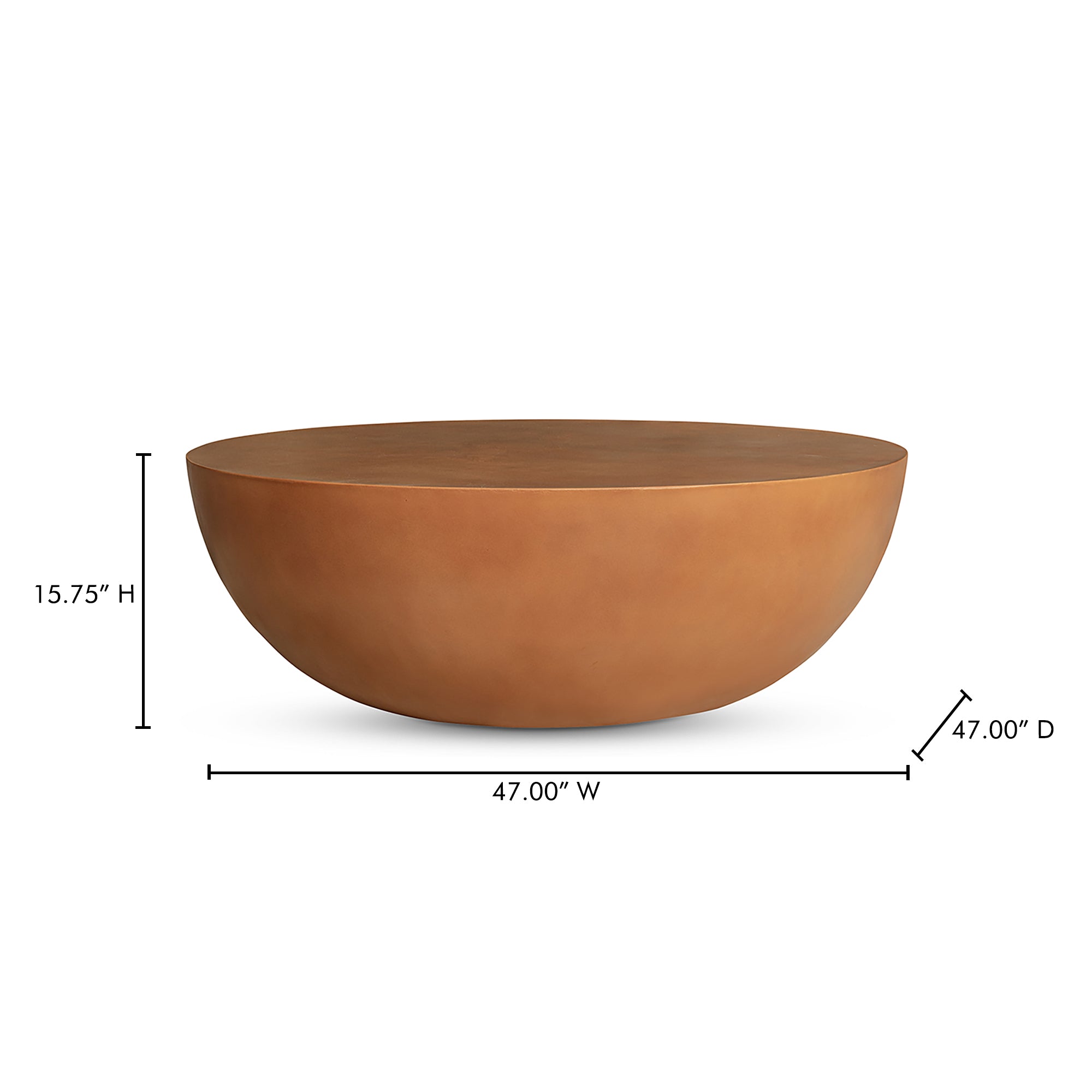 Moes Insitu Coffee Table Terracotta BQ-1060-23