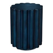 Moes Taffy Accent Table Navy Blue BQ-1062-46