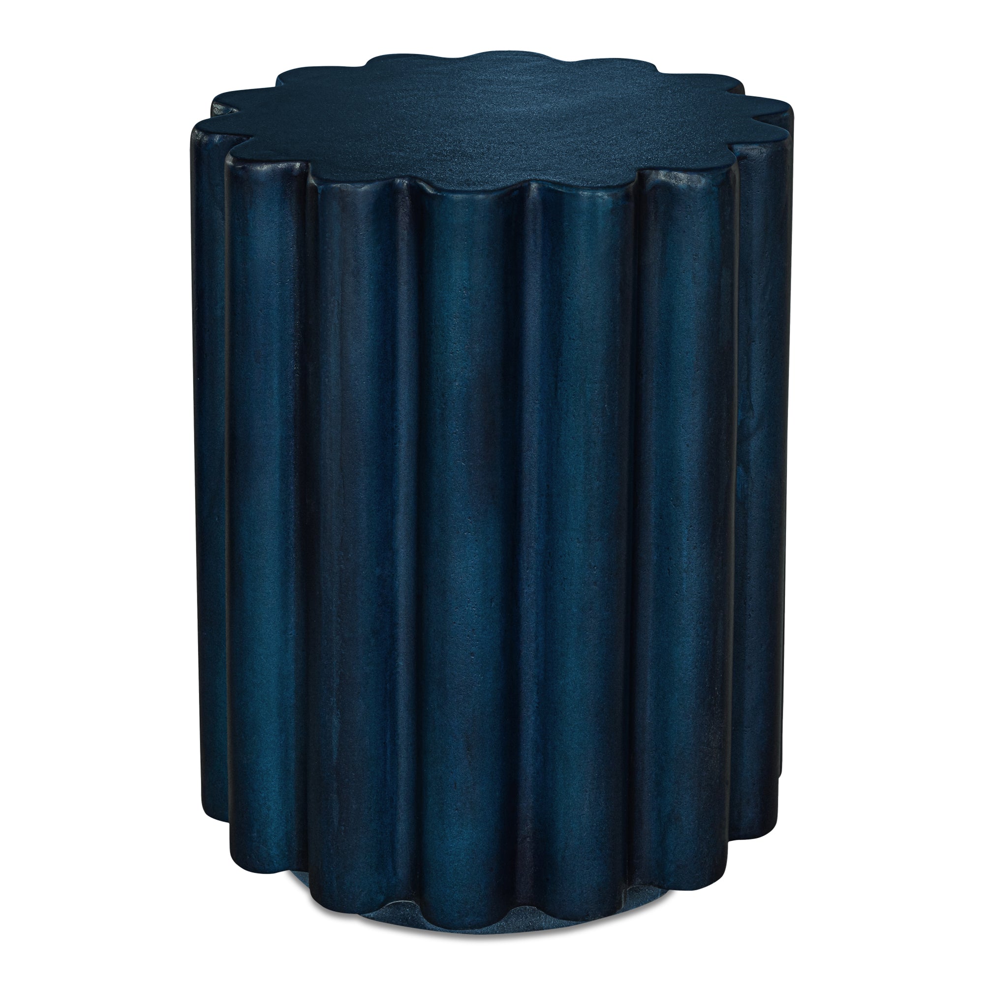 Moes Taffy Accent Table Navy Blue BQ-1062-46