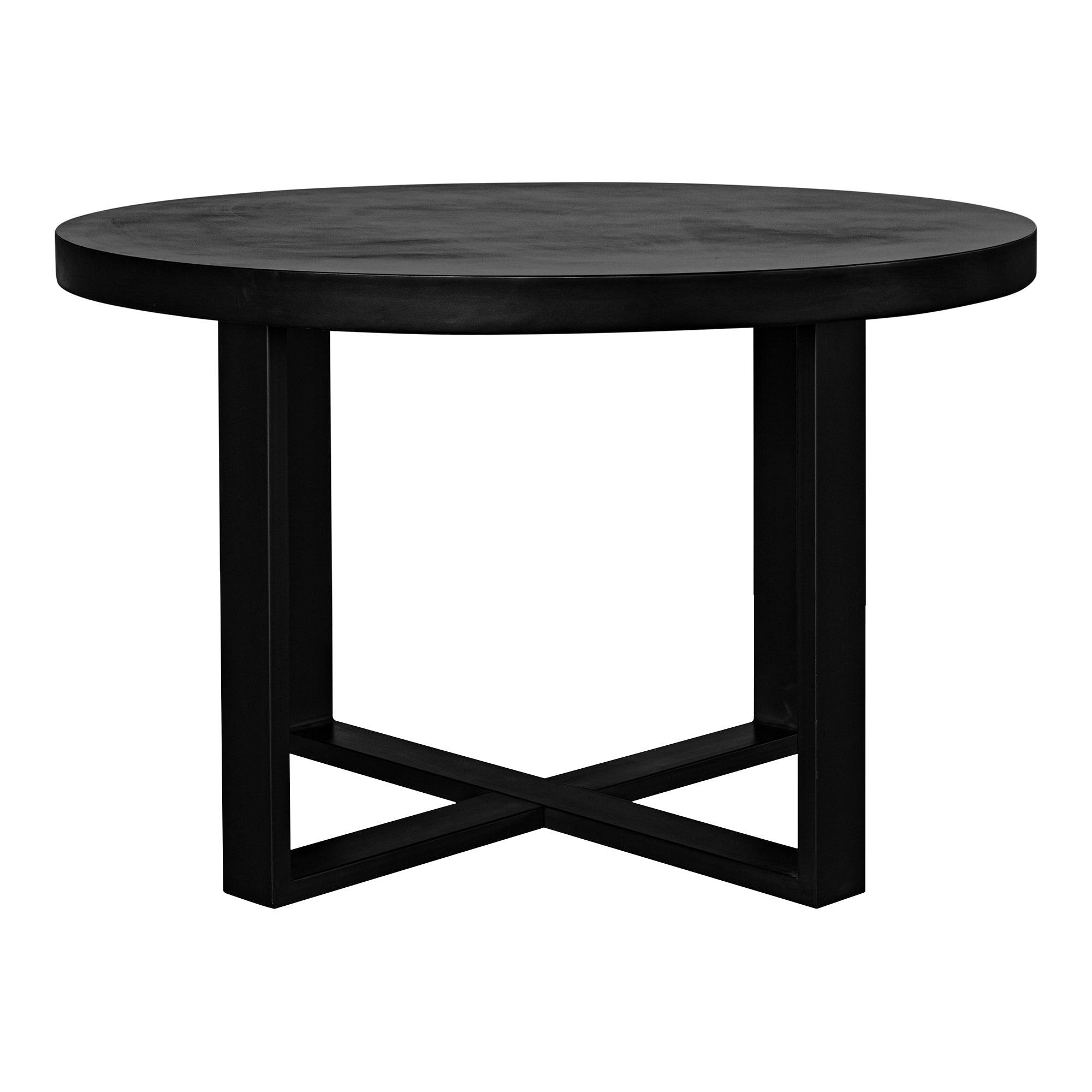 Moes Jedrik Round Outdoor Dining Table Black BQ-1065-02-0