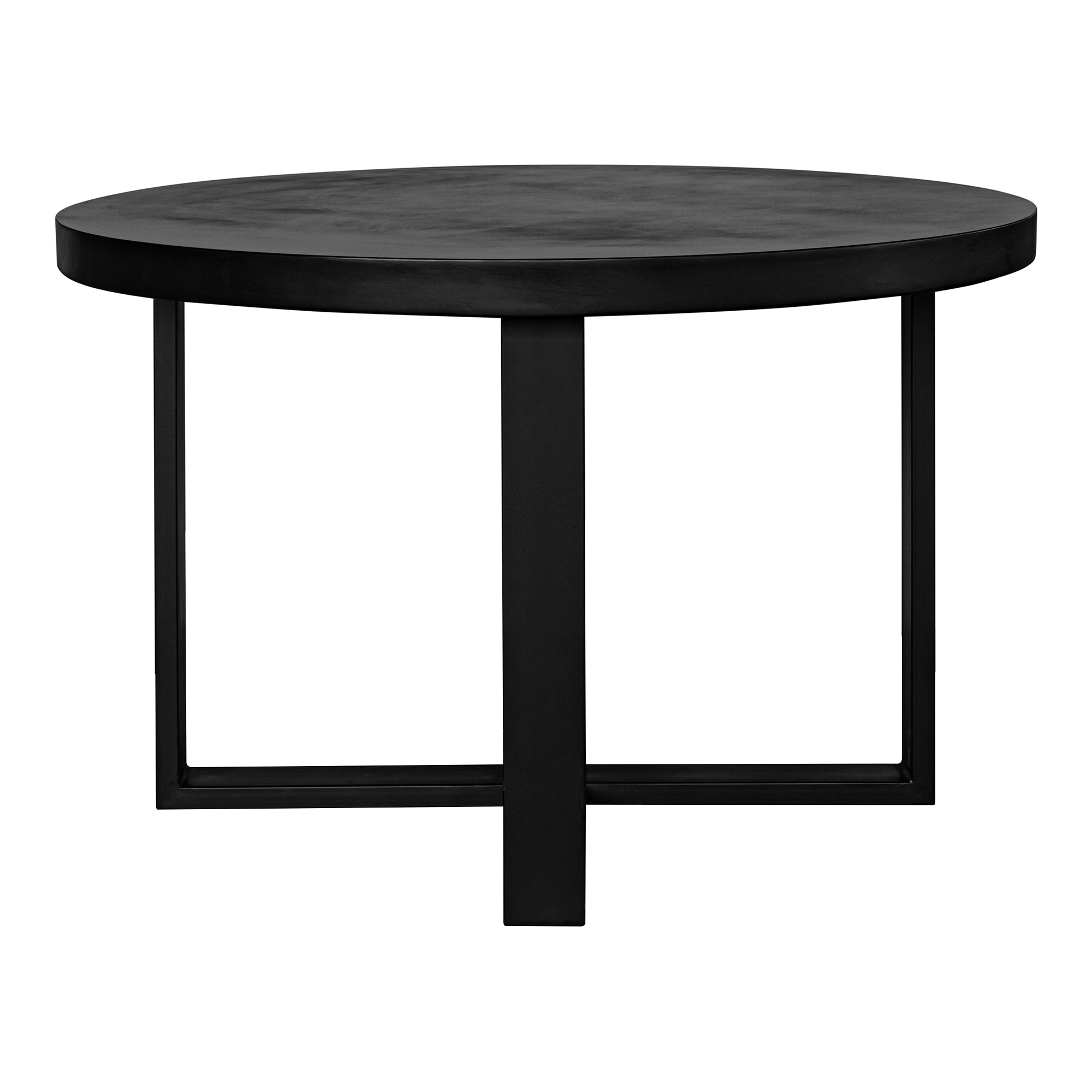 Moes Jedrik Round Outdoor Dining Table Black BQ-1065-02-0