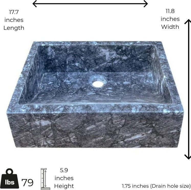 Gray Marble Sink