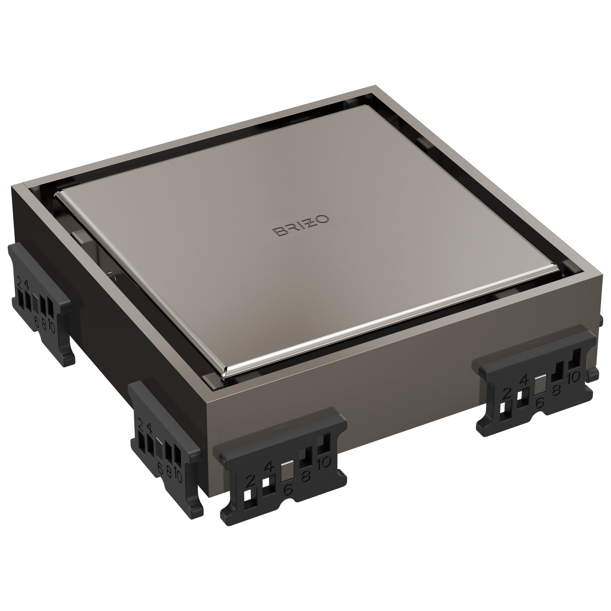 Brizo Other 4" Reversible Square Point Shower Drain