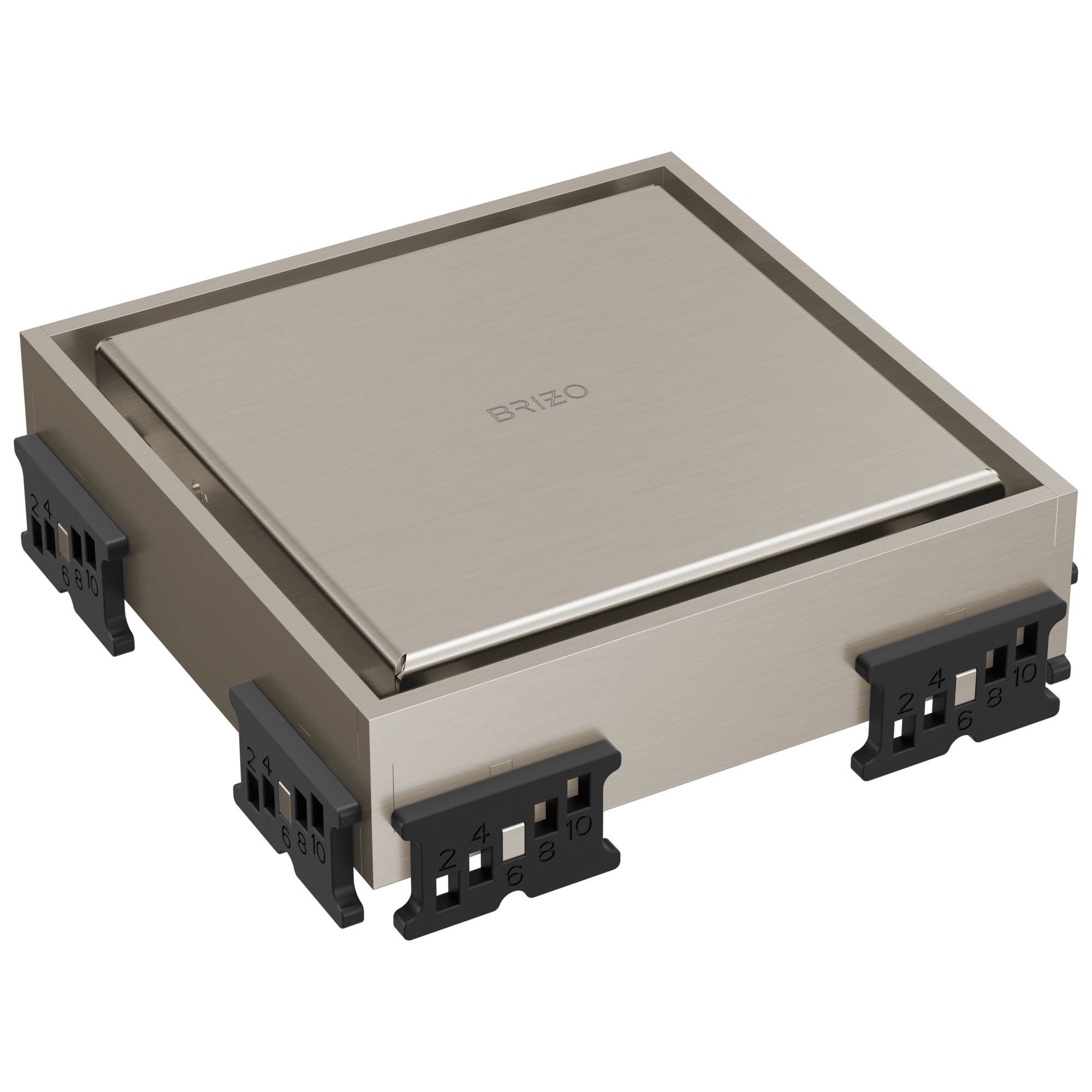 Brizo Other 4" Reversible Square Point Shower Drain