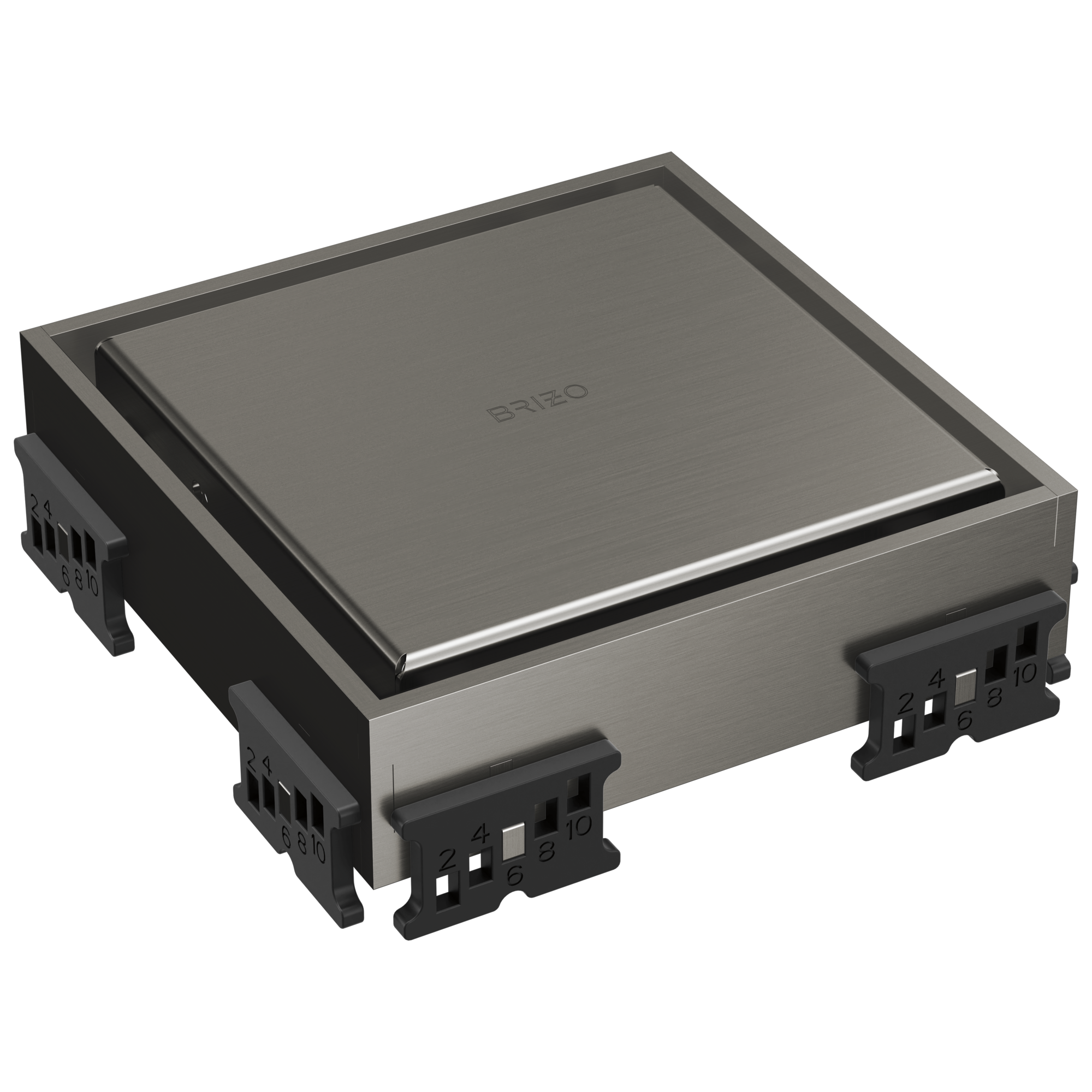 Brizo Other 4" Reversible Square Point Shower Drain