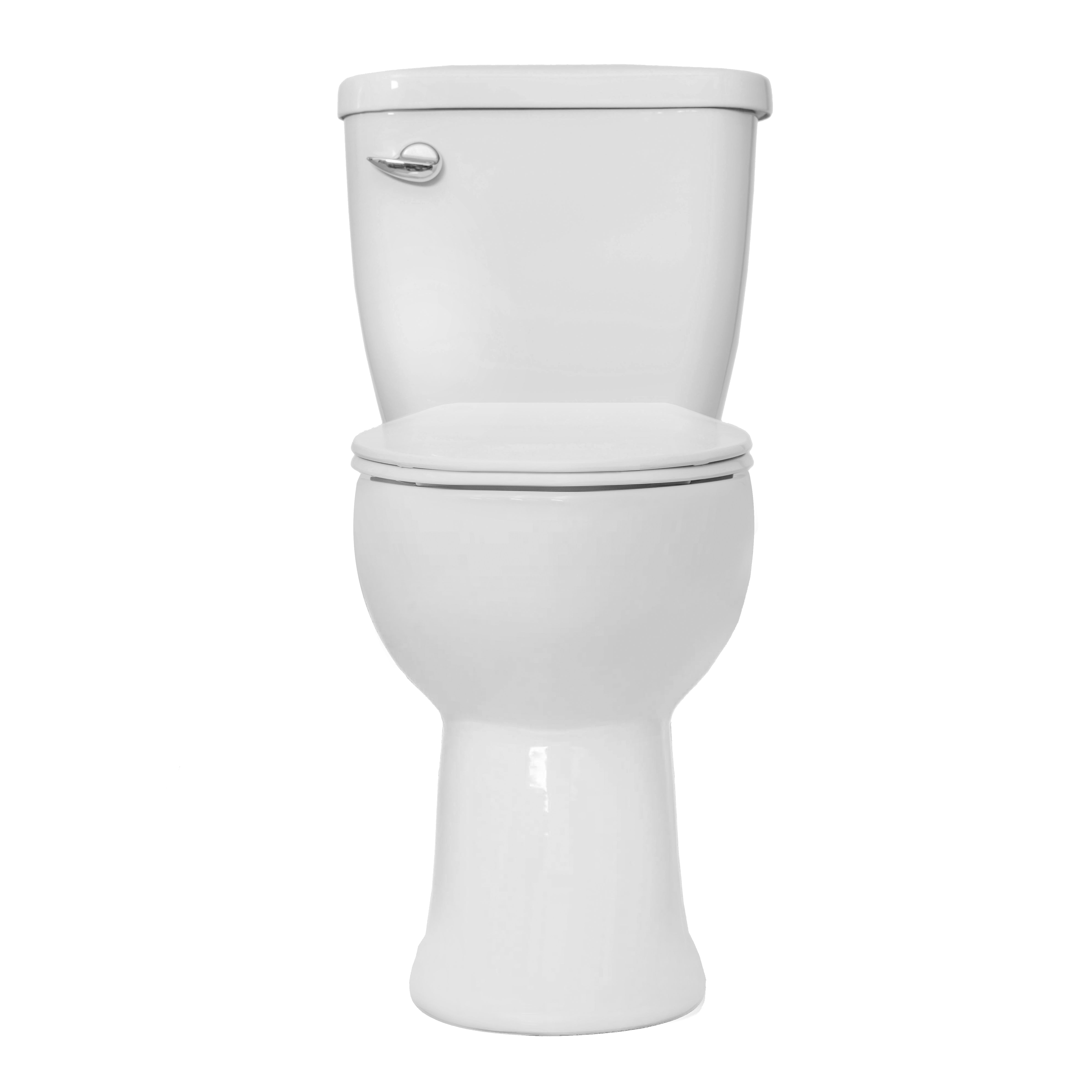 Fine Fixtures BETBN1W Two-Piece Toilet – Elongated White 12″ Rough-In