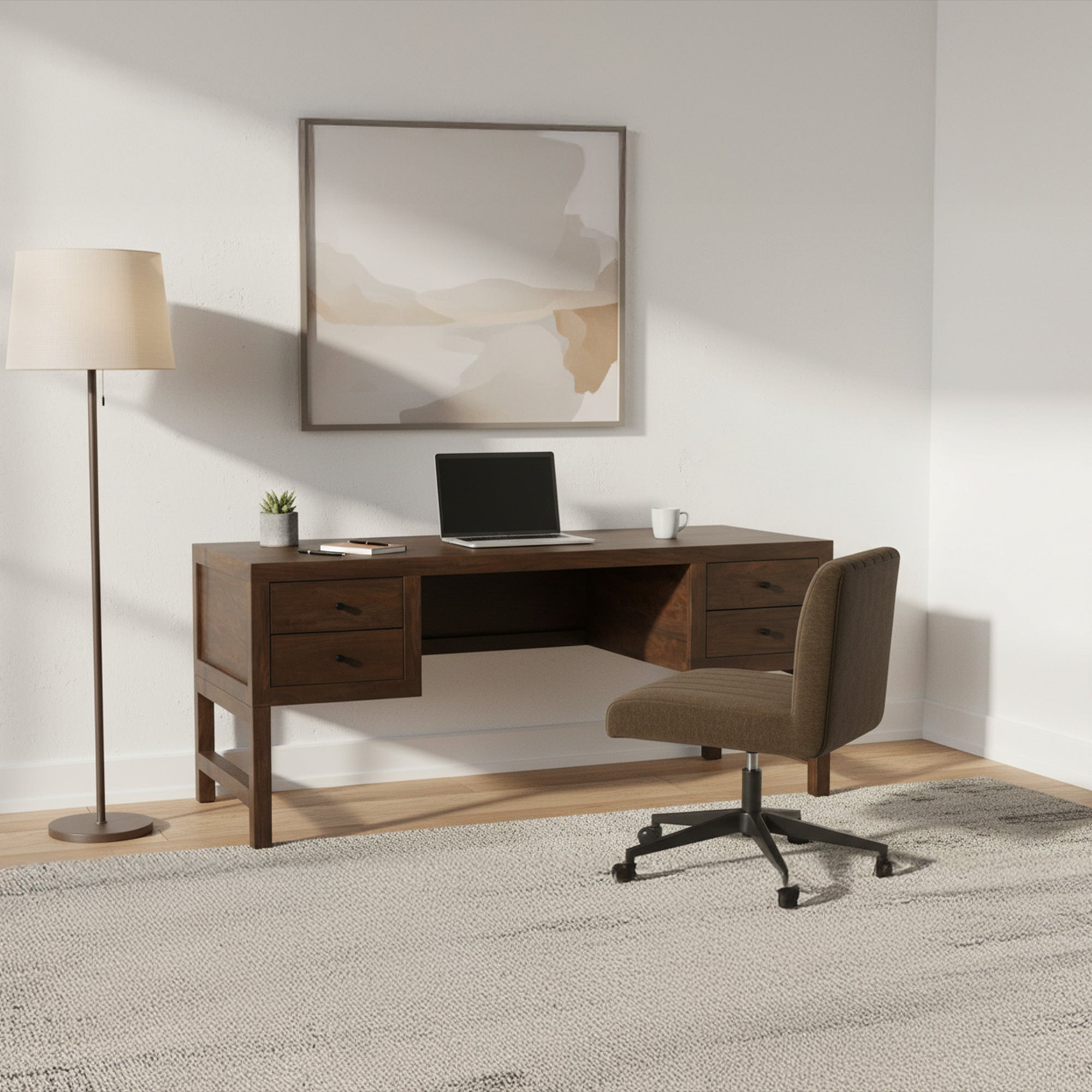 Moes Windsor Desk Dark Brown BV-1039-20