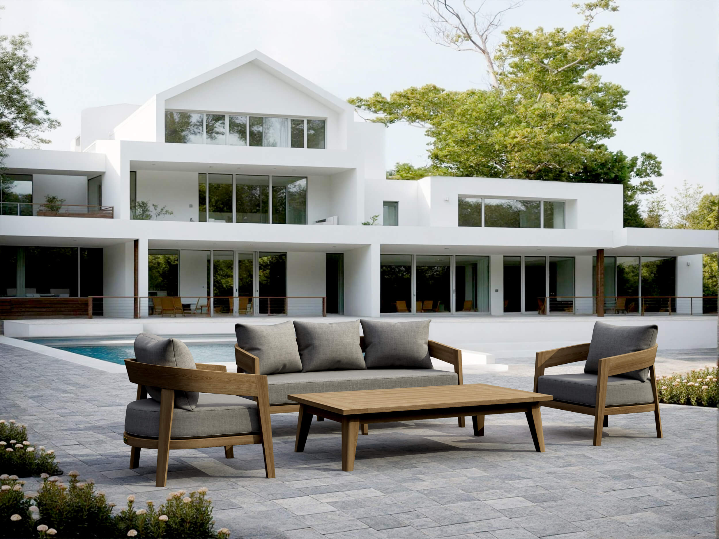 Set-369 Toscana 4-Pc Deep Seating Set
