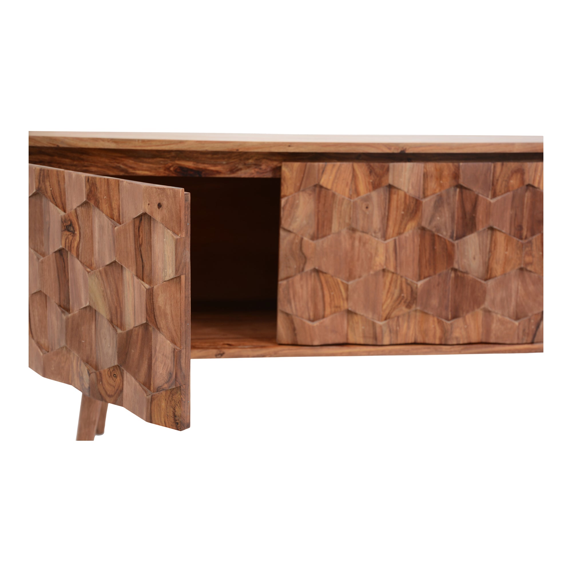 Moes O2 TV Cabinet Natural BZ-1020-24