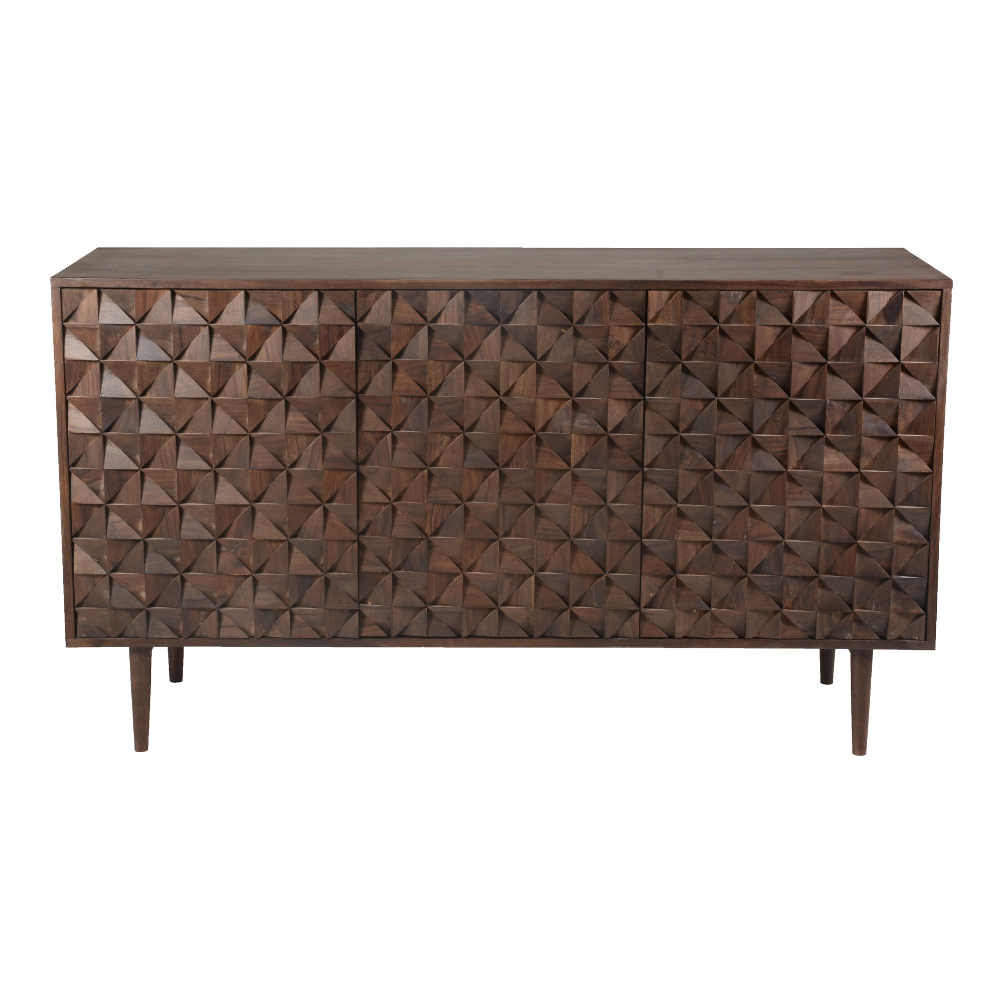Moes Pablo 3 Door Sideboard Dark Brown BZ-1039-03