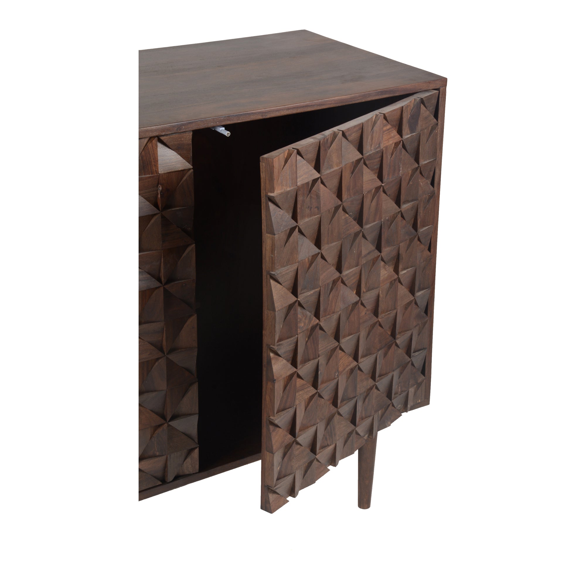 Moes Pablo 3 Door Sideboard Dark Brown BZ-1039-03