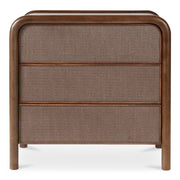 Moes Rye 3 Drawer Nightstand Warm Brown BZ-1143-03