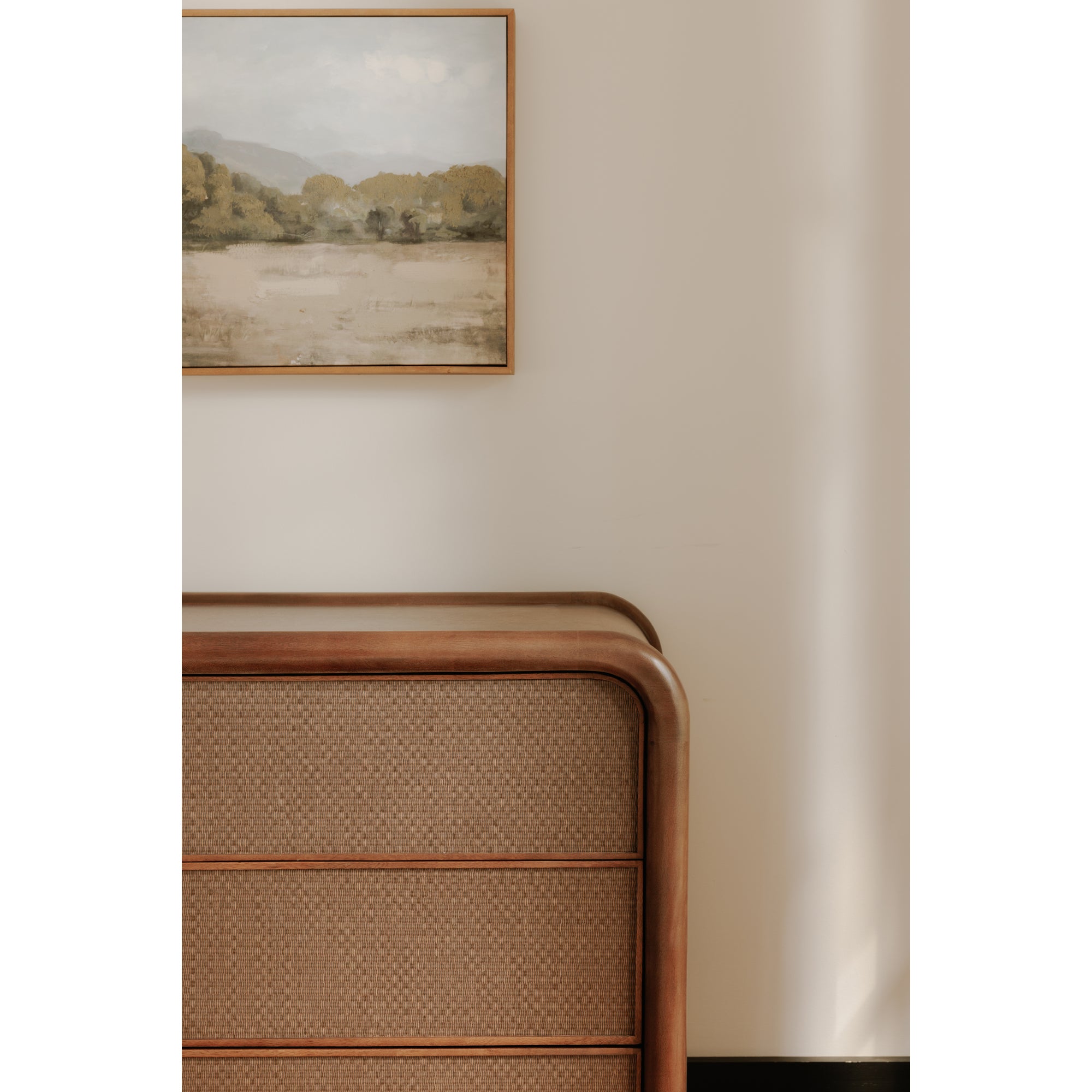 Moes Rye 6 Drawer Dresser Warm Brown BZ-1144-03