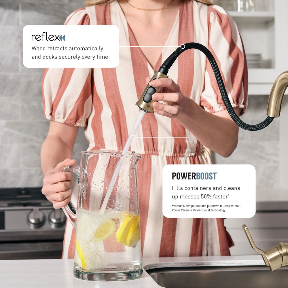 Nolia One-Handle High Arc Pulldown Kitchen Faucet