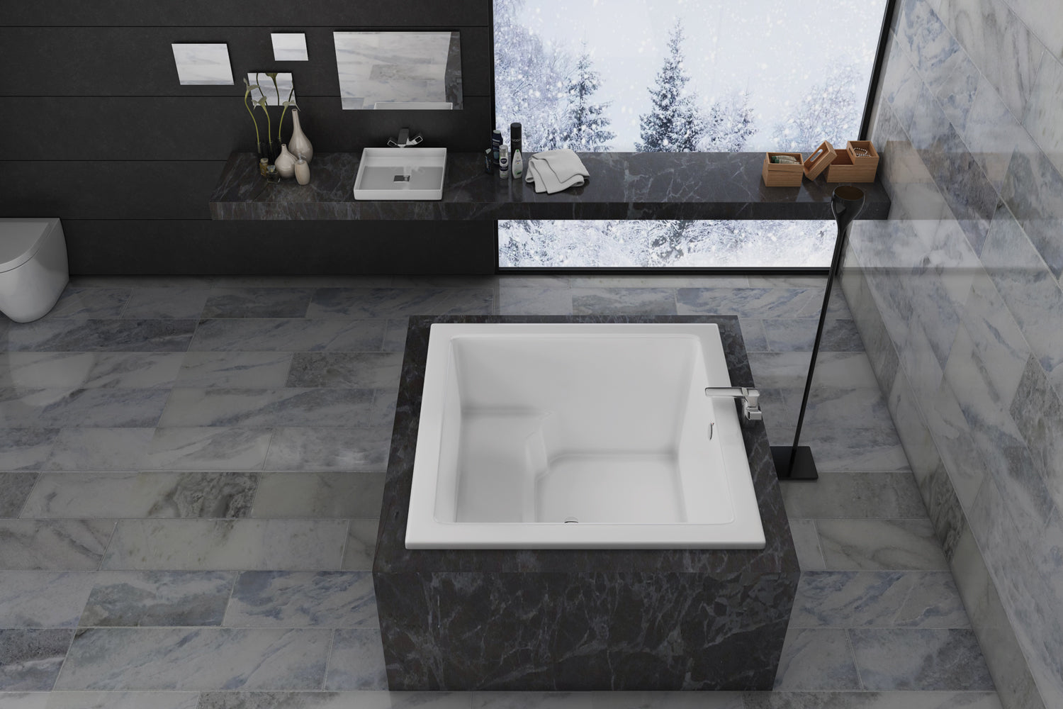 Americh Beverly 4848 - Platinum Series Drop-in Bathtub BV4848P-WH