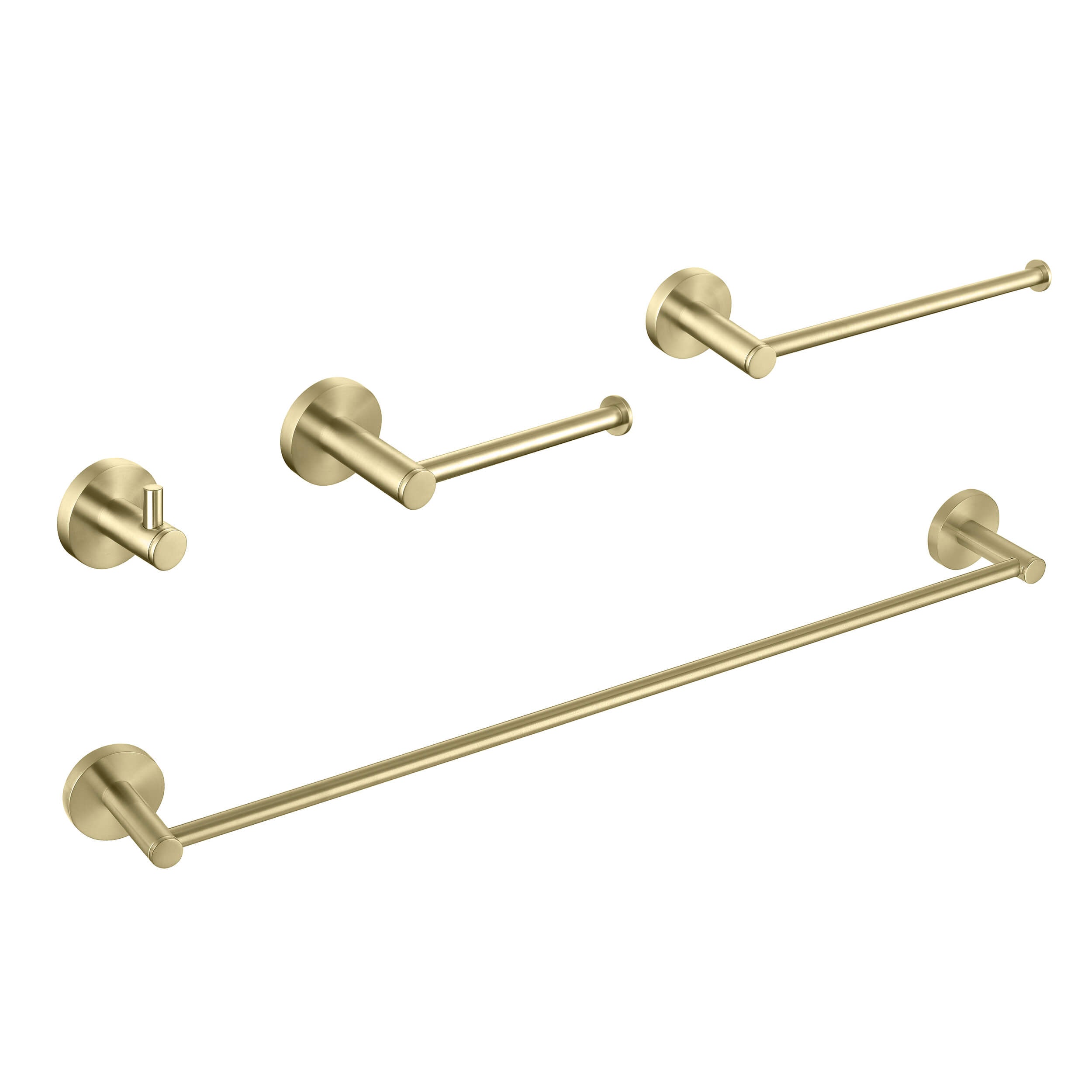 Halo 4-Piece Bathroom Hardware Set 1