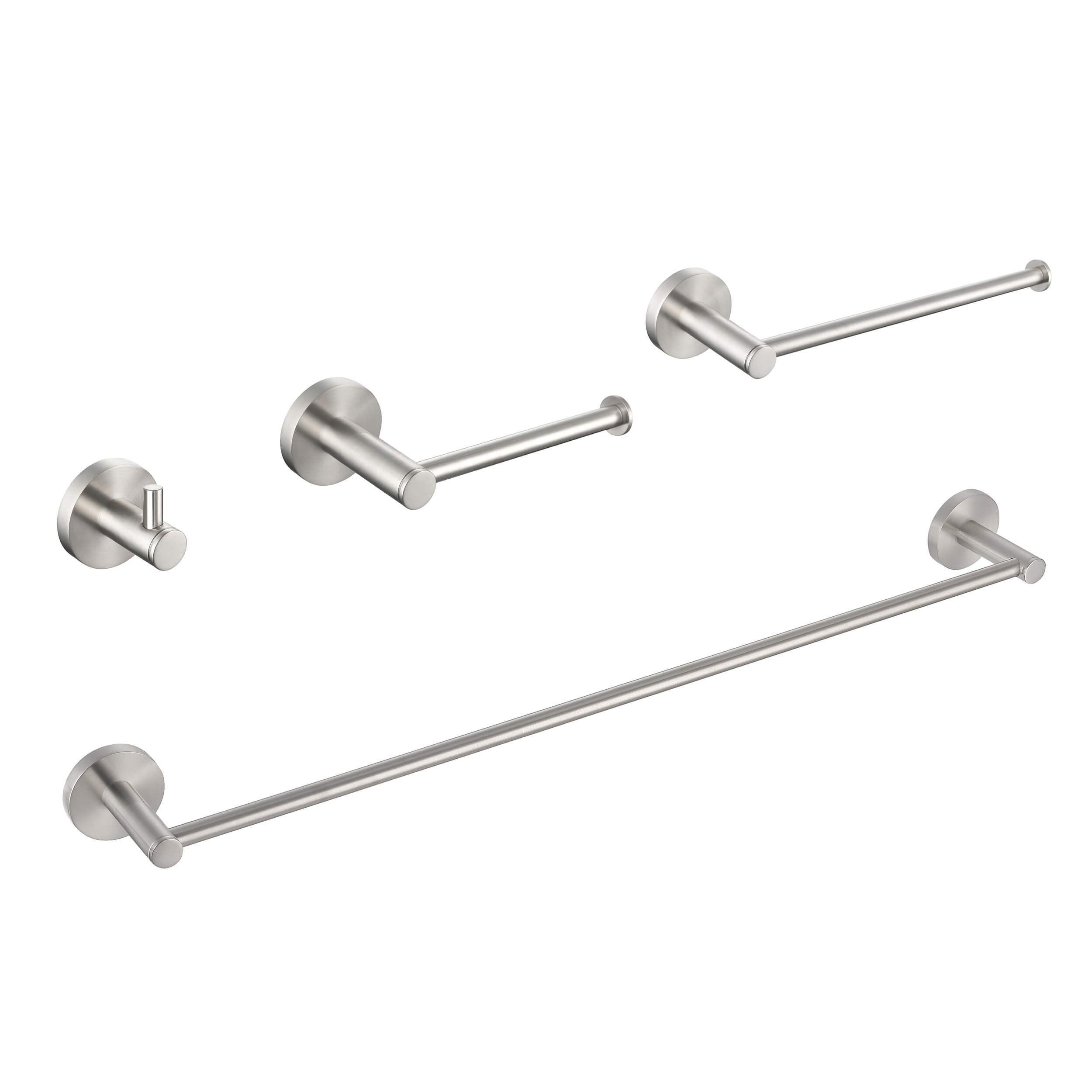 Halo 4-Piece Bathroom Hardware Set 1
