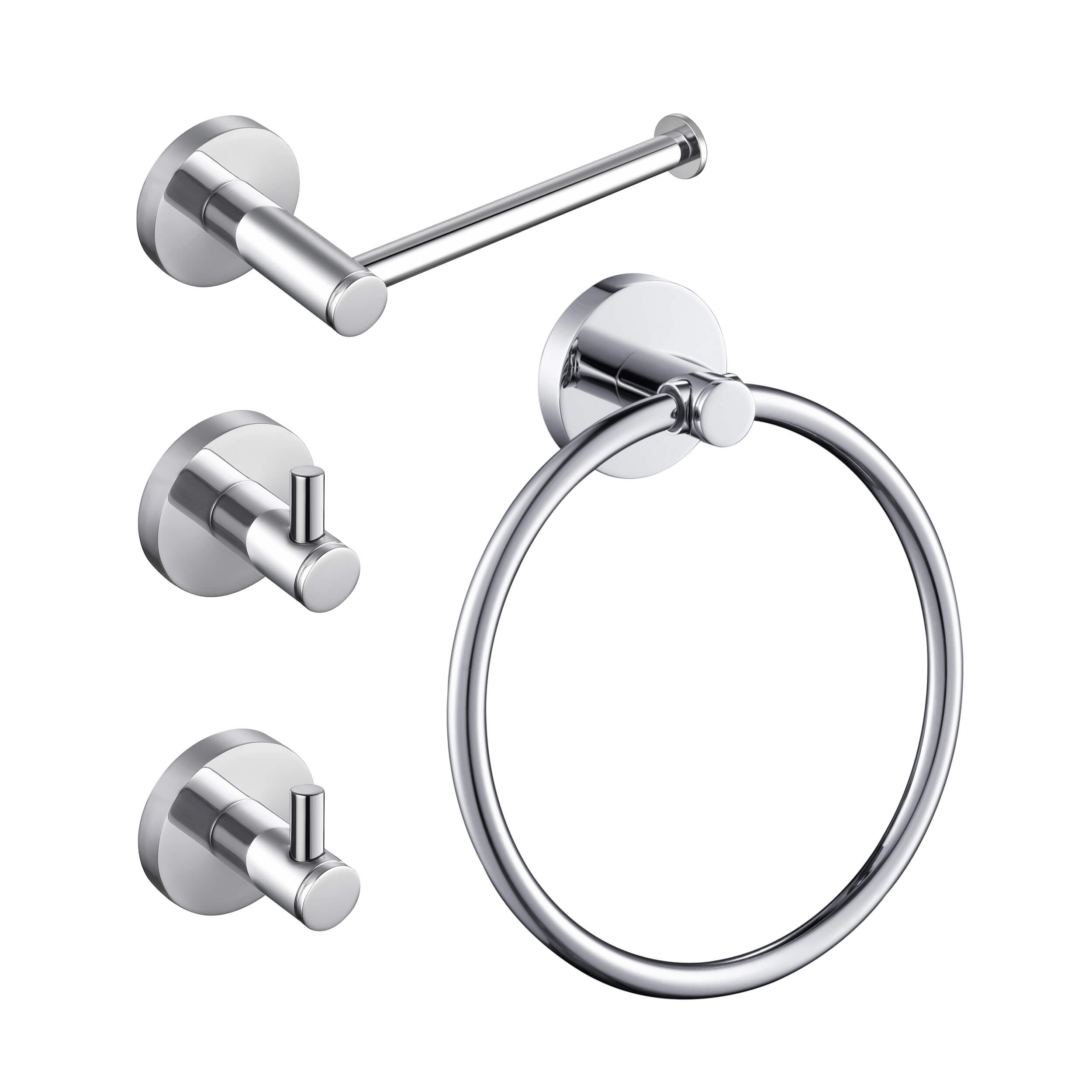 Halo 4-Piece Bathroom Hardware Set 2