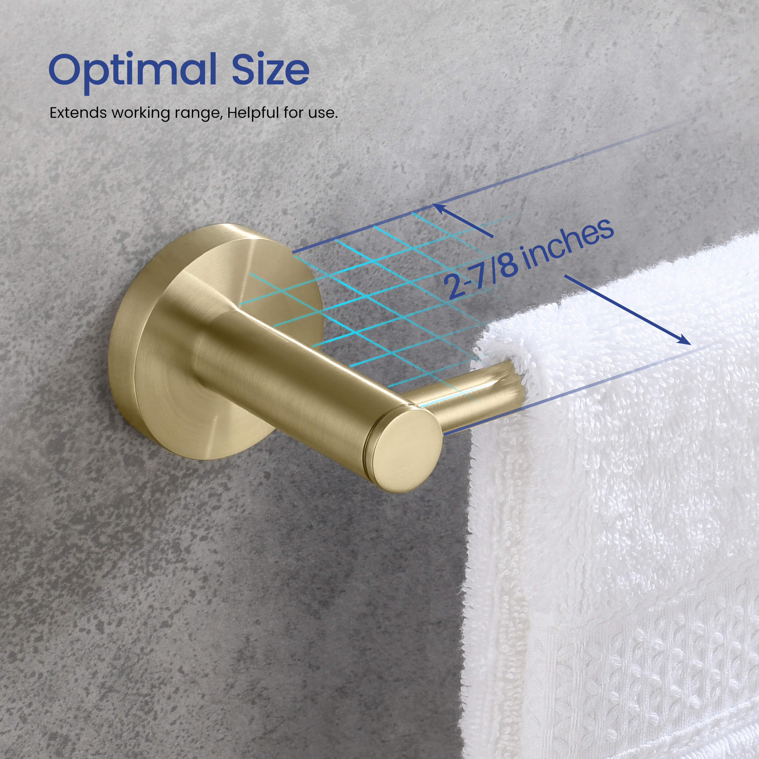 Halo 5 Piece Bathroom Hardware Set 2