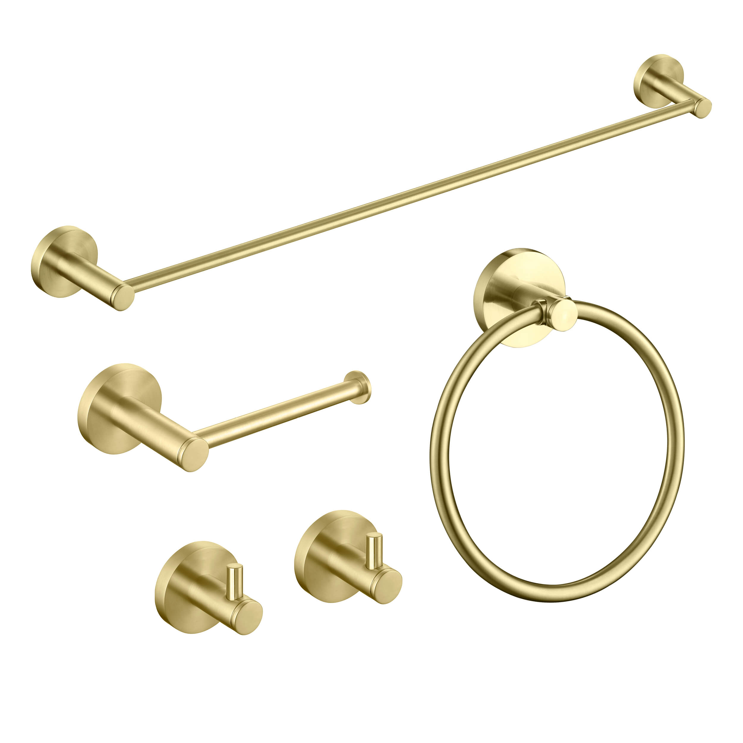 Halo 5 Piece Bathroom Hardware Set 2
