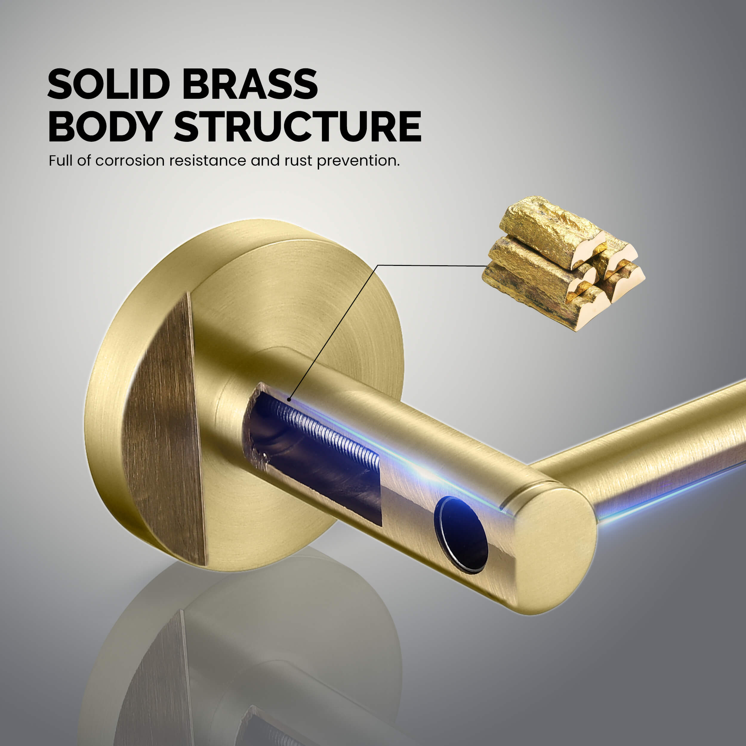 Halo 5 Piece Bathroom Hardware Set 4