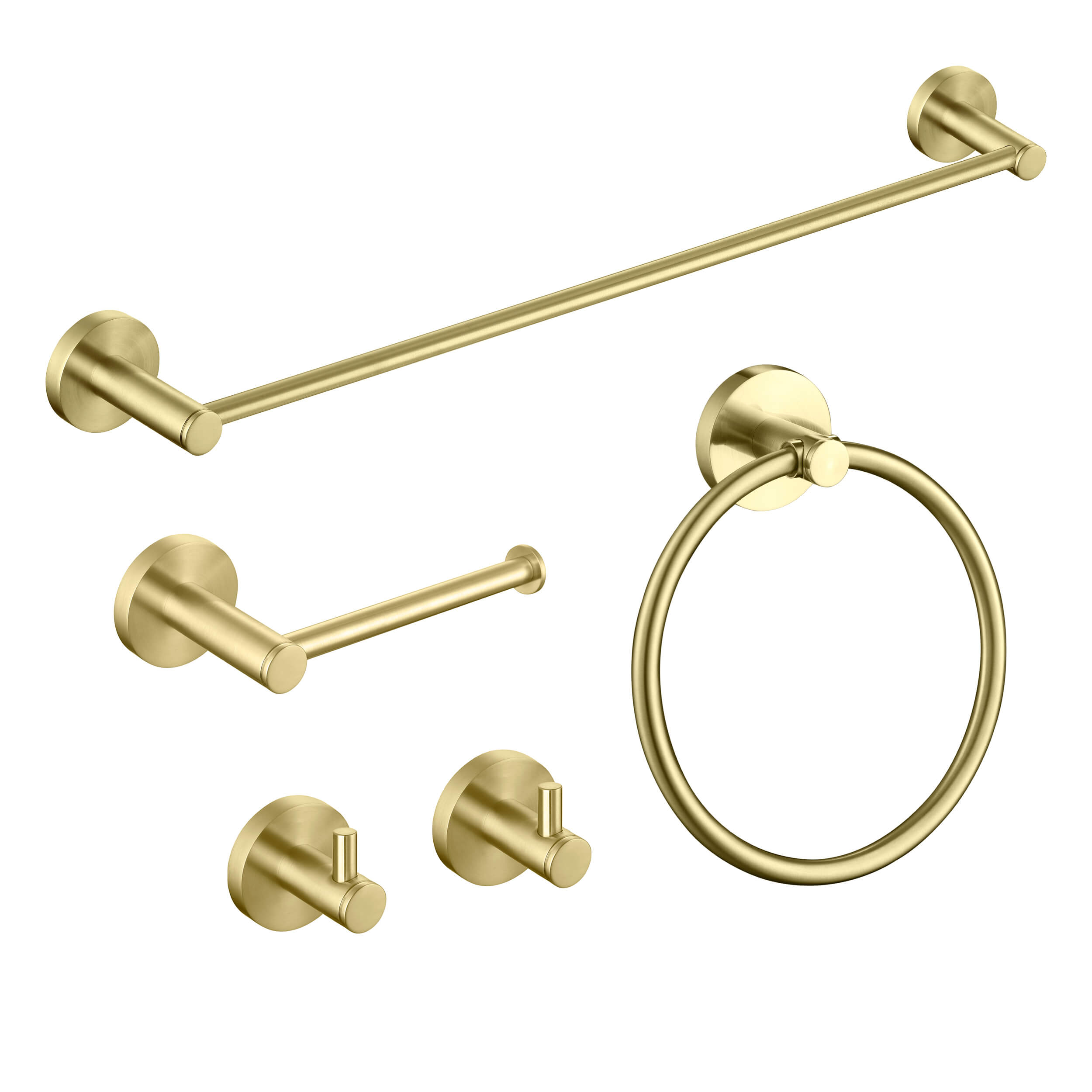 Halo 5 Piece Bathroom Hardware Set 4